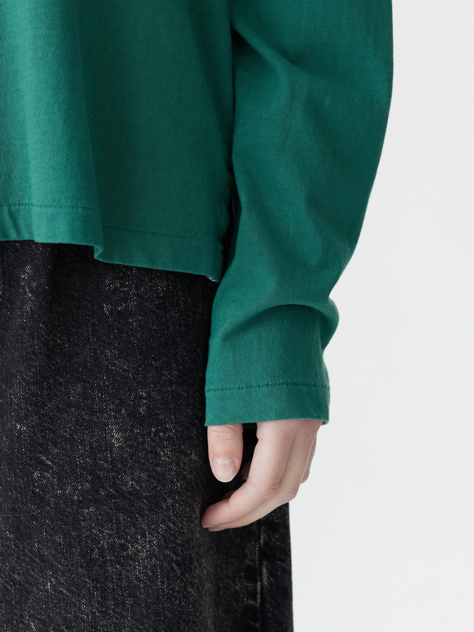 Boyfriend Heritage Long Sleeve T-Shirt sold by Bassike product image thumbnail 3