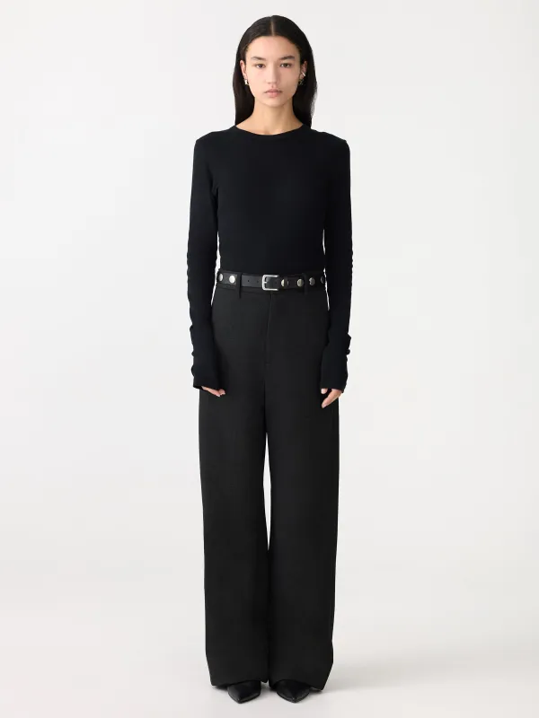 Stretch Twill Tailored Pant sold by Bassike