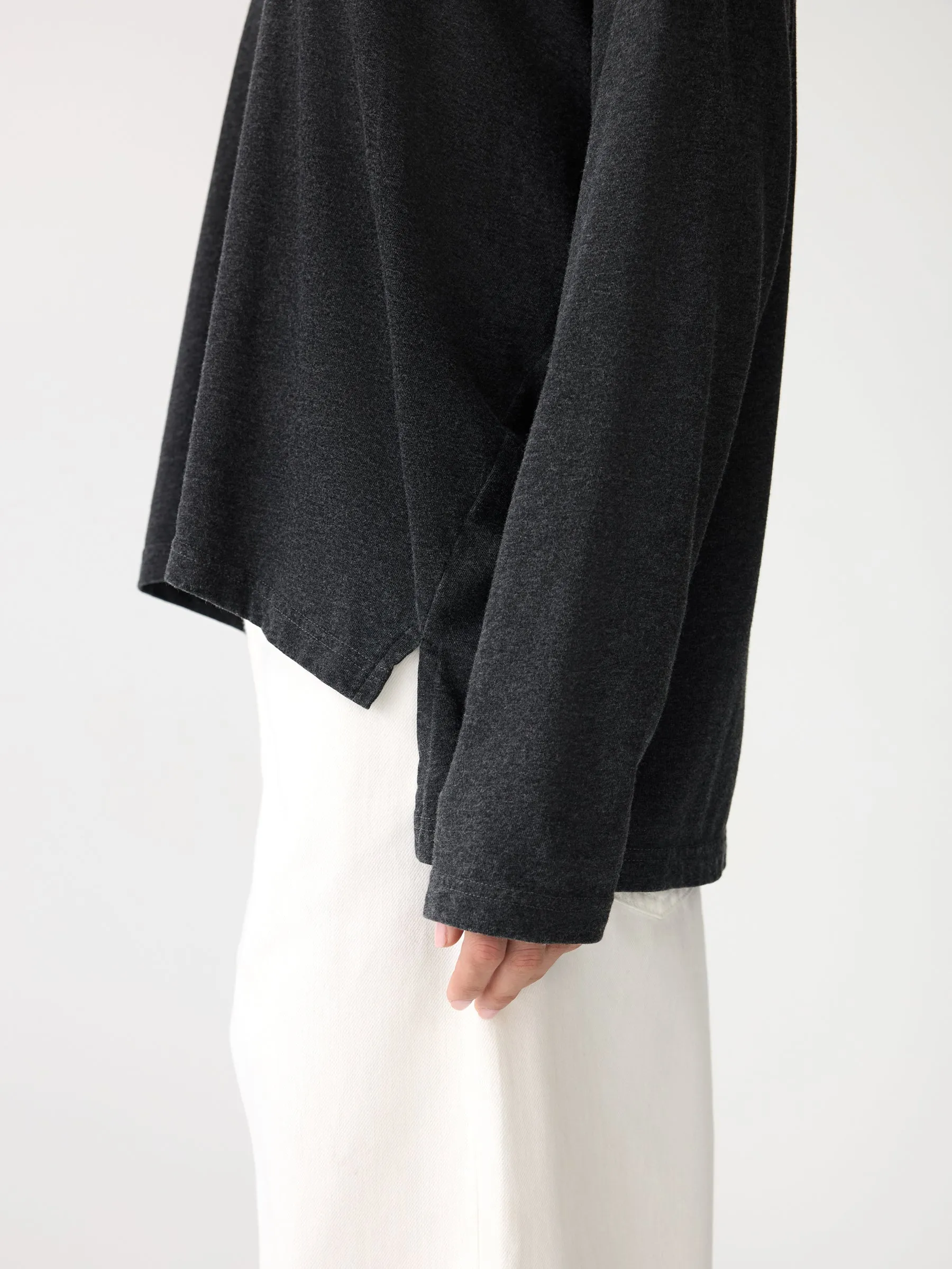 Midweight Boxy Heritage Long Sleeve T-Shirt sold by Bassike product image thumbnail 4