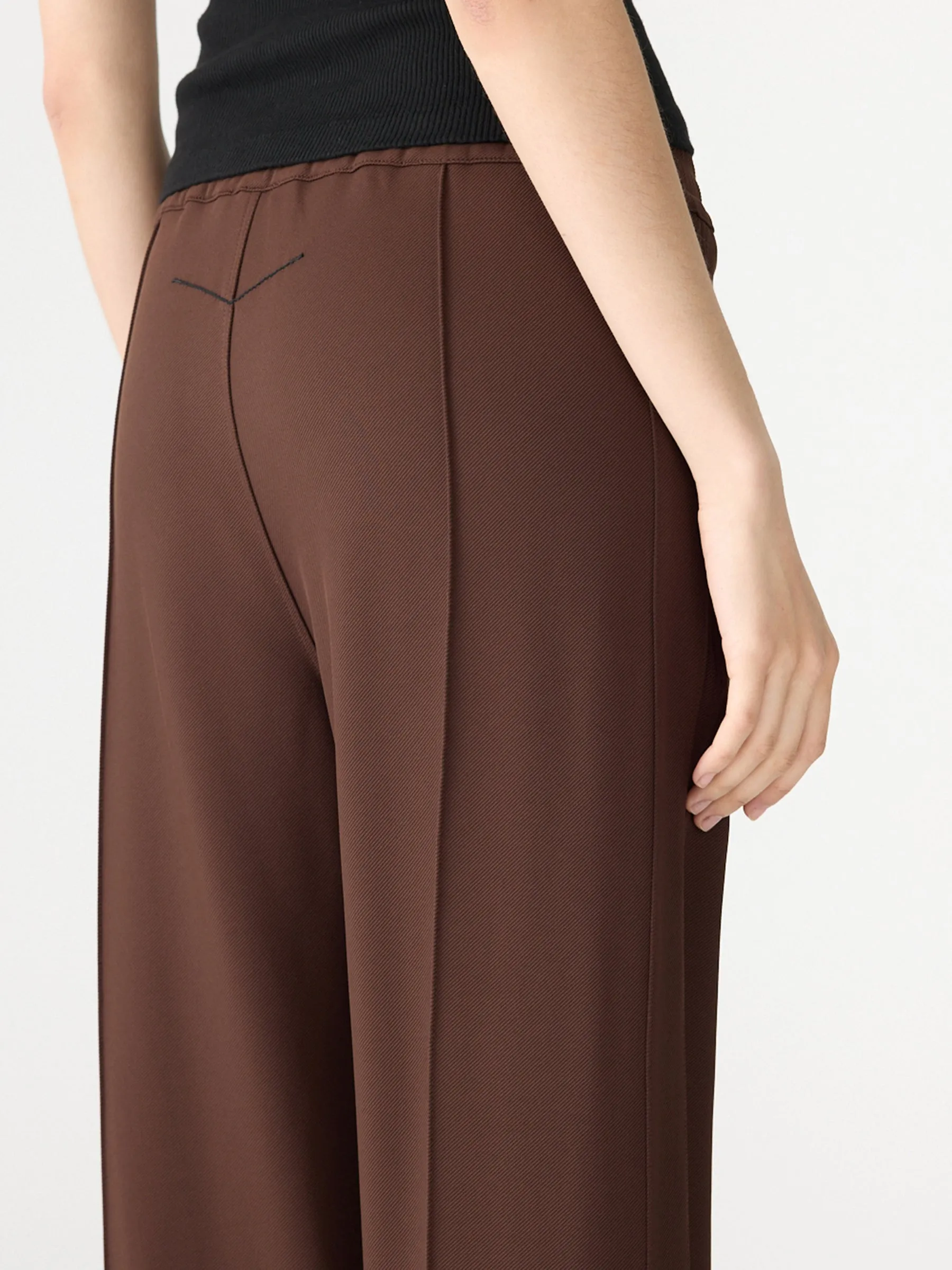 Twill Pinstitch Detail Pant sold by Bassike product image thumbnail 5