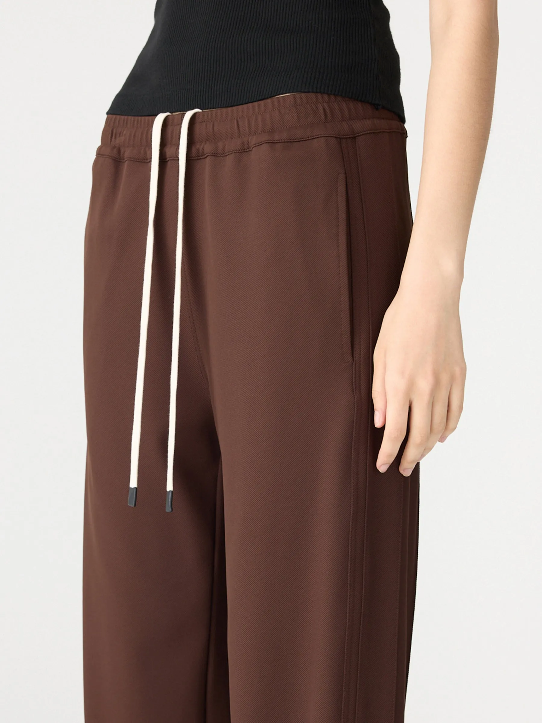 Twill Pinstitch Detail Pant sold by Bassike product image thumbnail 3