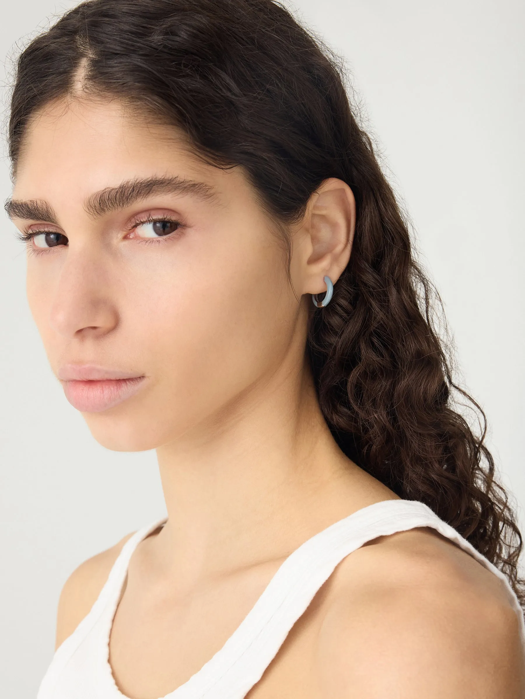 Sener Besim Enamel Huggie sold by Bassike