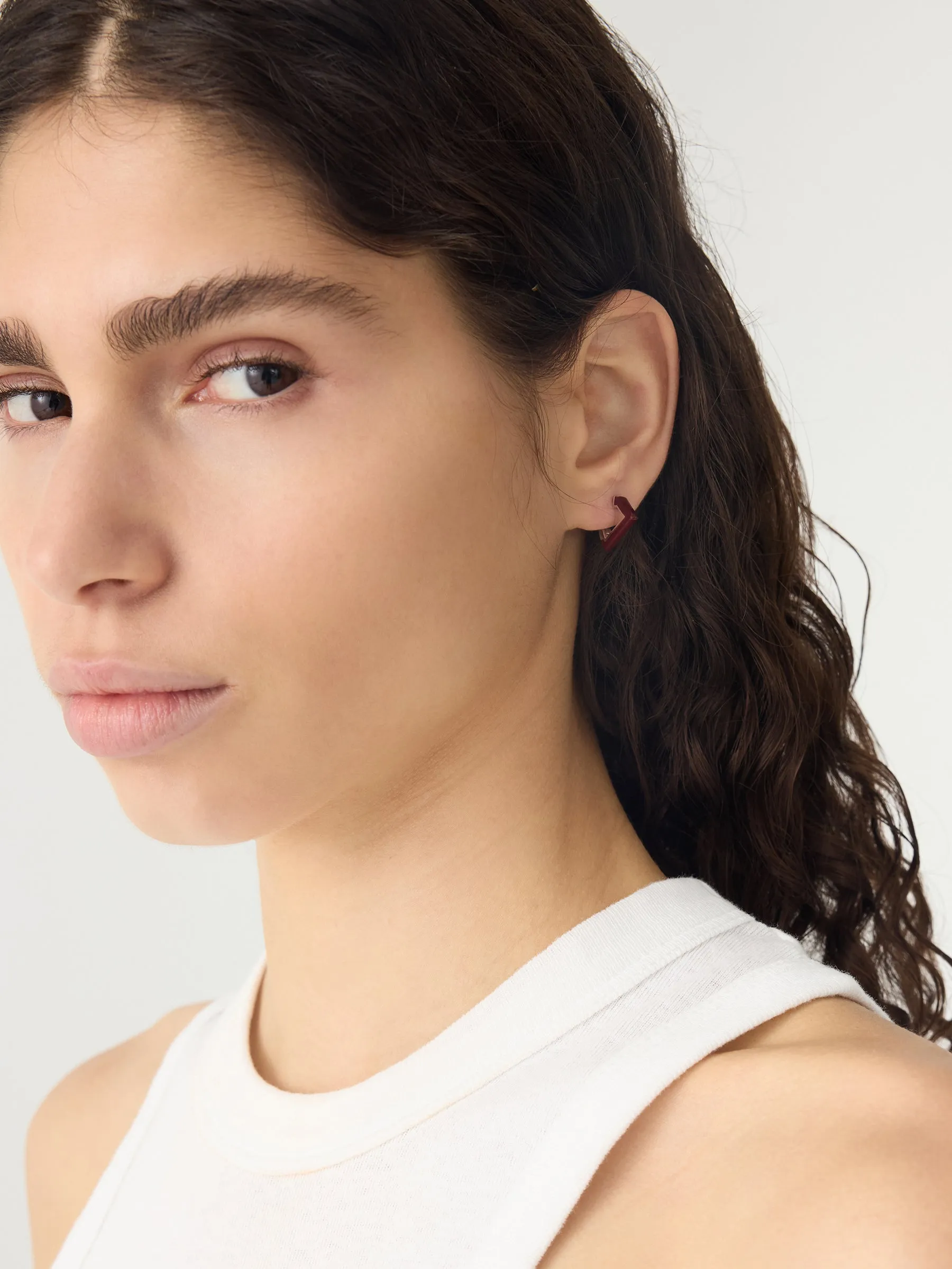 Sener Besim Enamel Irregular Earrings sold by Bassike product image thumbnail 2