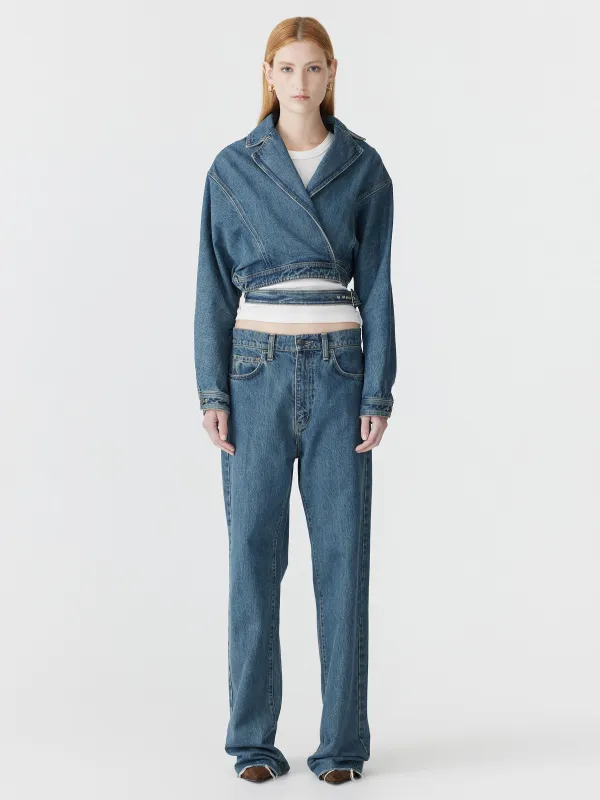 Denim Wrap Jacket sold by Bassike