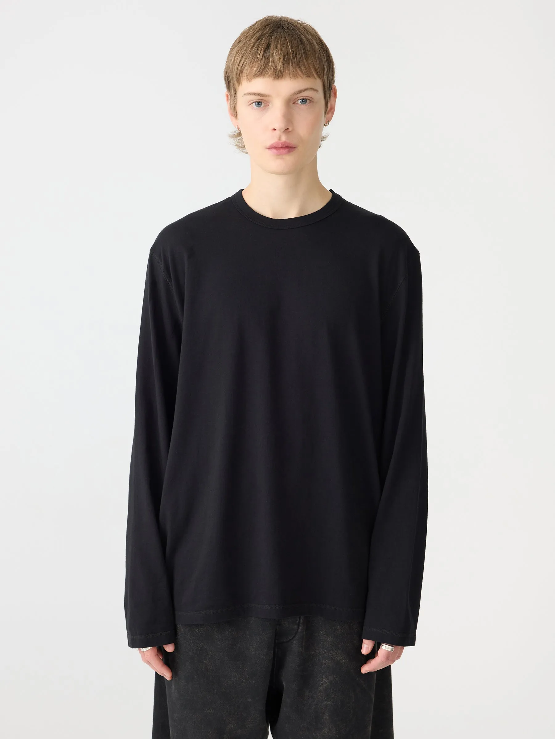 Midweight Heritage Long Sleeve T-Shirt sold by Bassike product image thumbnail 2