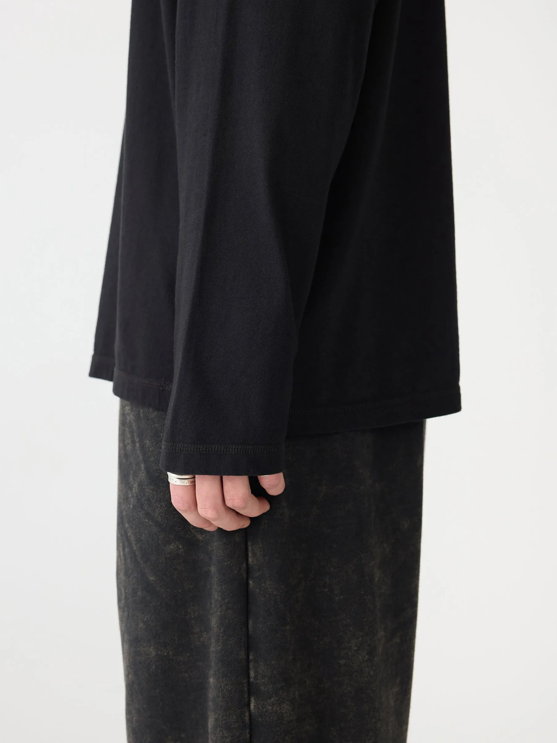 Midweight Heritage Long Sleeve T-Shirt sold by Bassike product image thumbnail 4