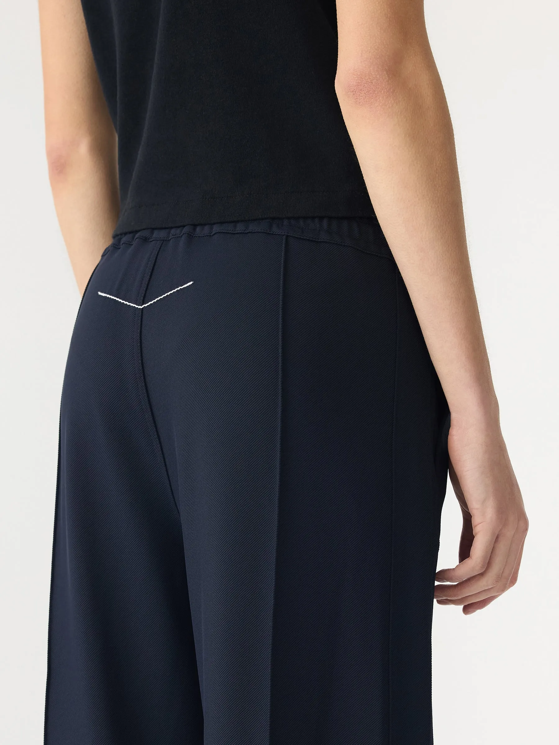 Twill Pinstitch Detail Pant sold by Bassike product image thumbnail 5