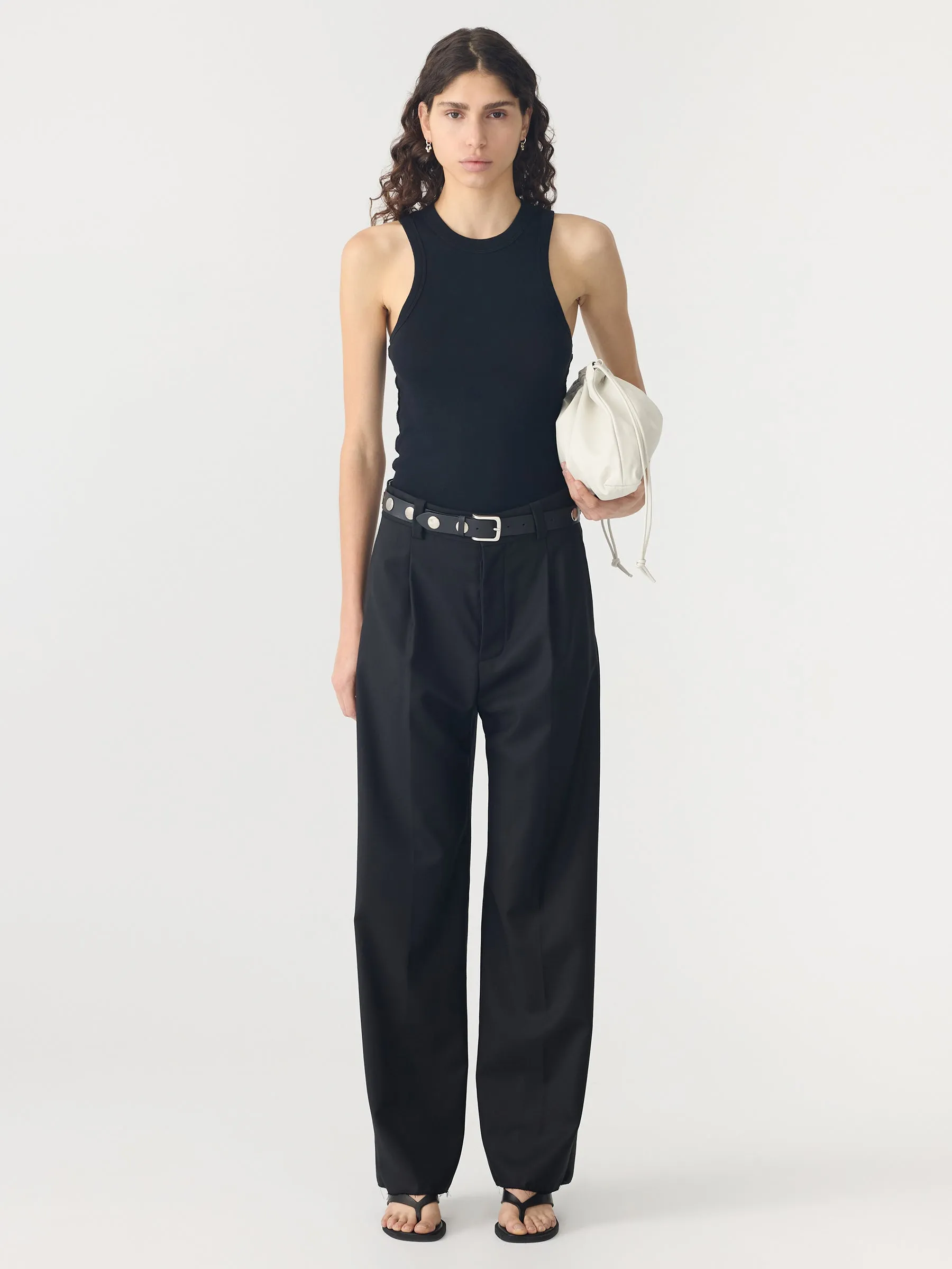 Large Leather Pouch sold by Bassike product image thumbnail 2