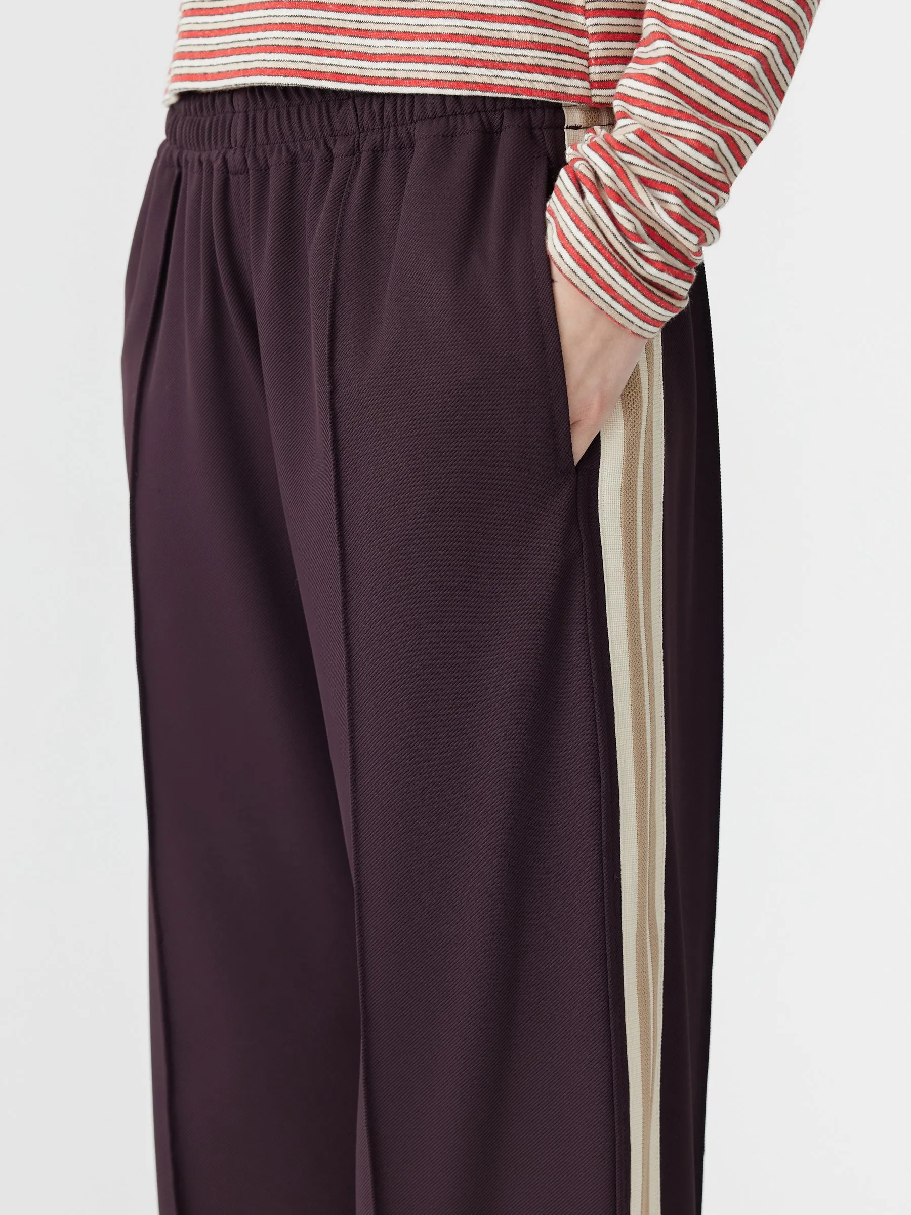 Wide Leg Athletic Tape Pant sold by Bassike product image thumbnail 4