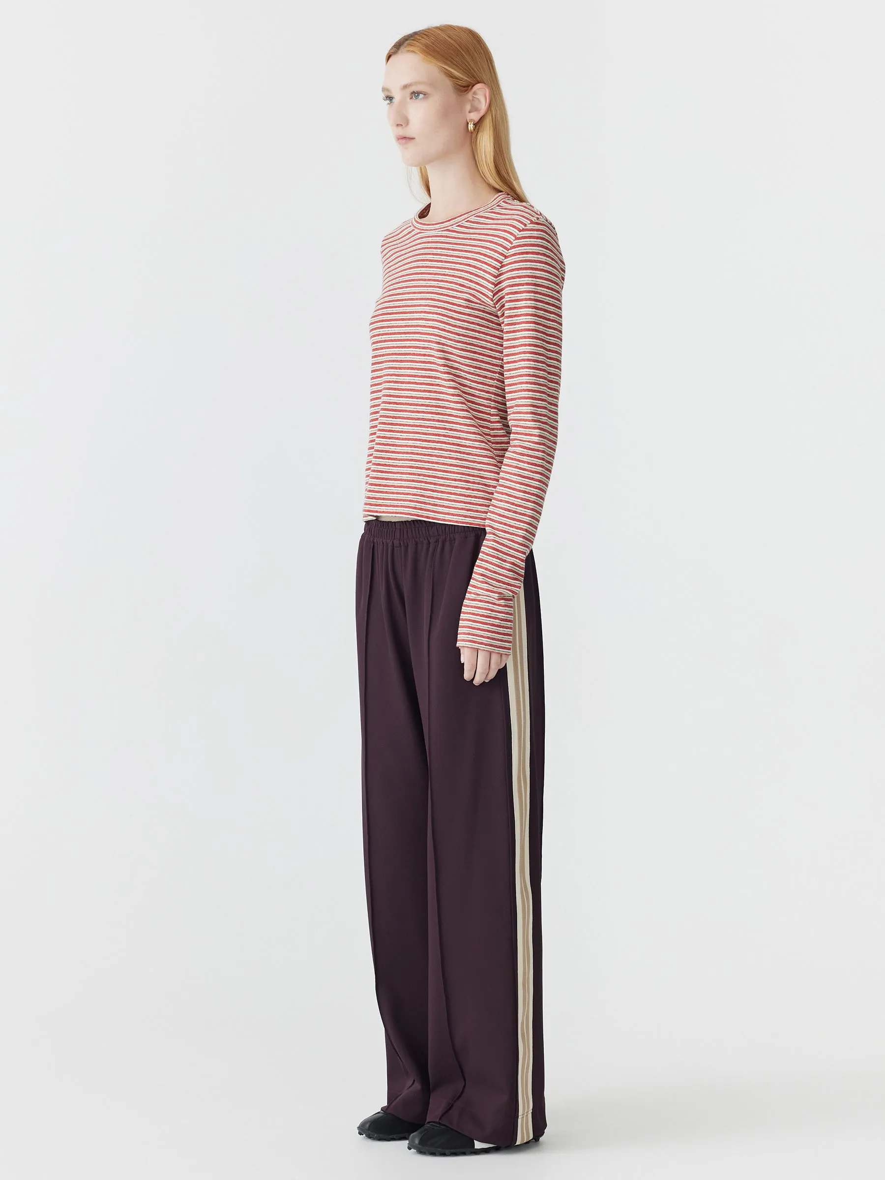 Wide Leg Athletic Tape Pant sold by Bassike product image thumbnail 2