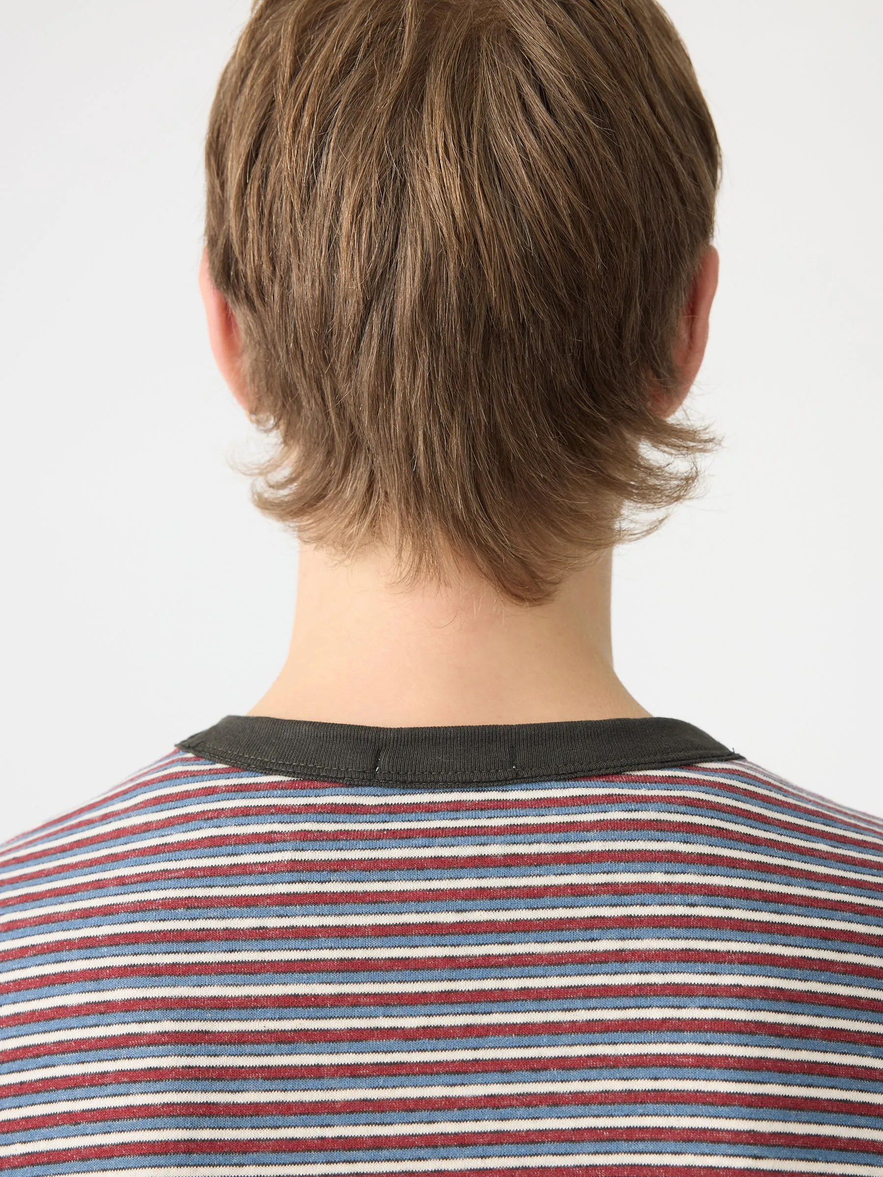 Stripe Oversized Short Sleeve Boxy T-Shirt sold by Bassike product image thumbnail 5