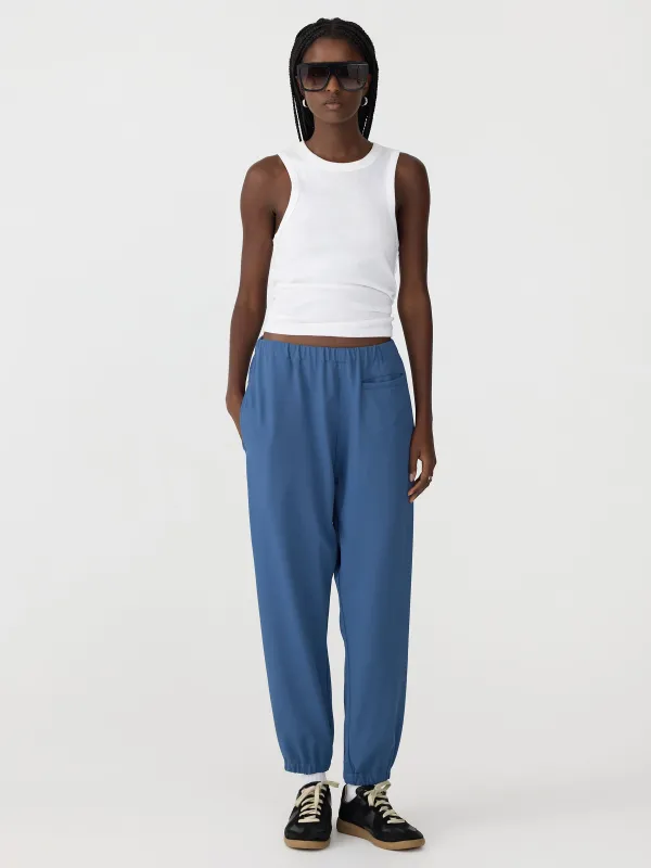 Welt Pocket Twill Trackpant sold by Bassike