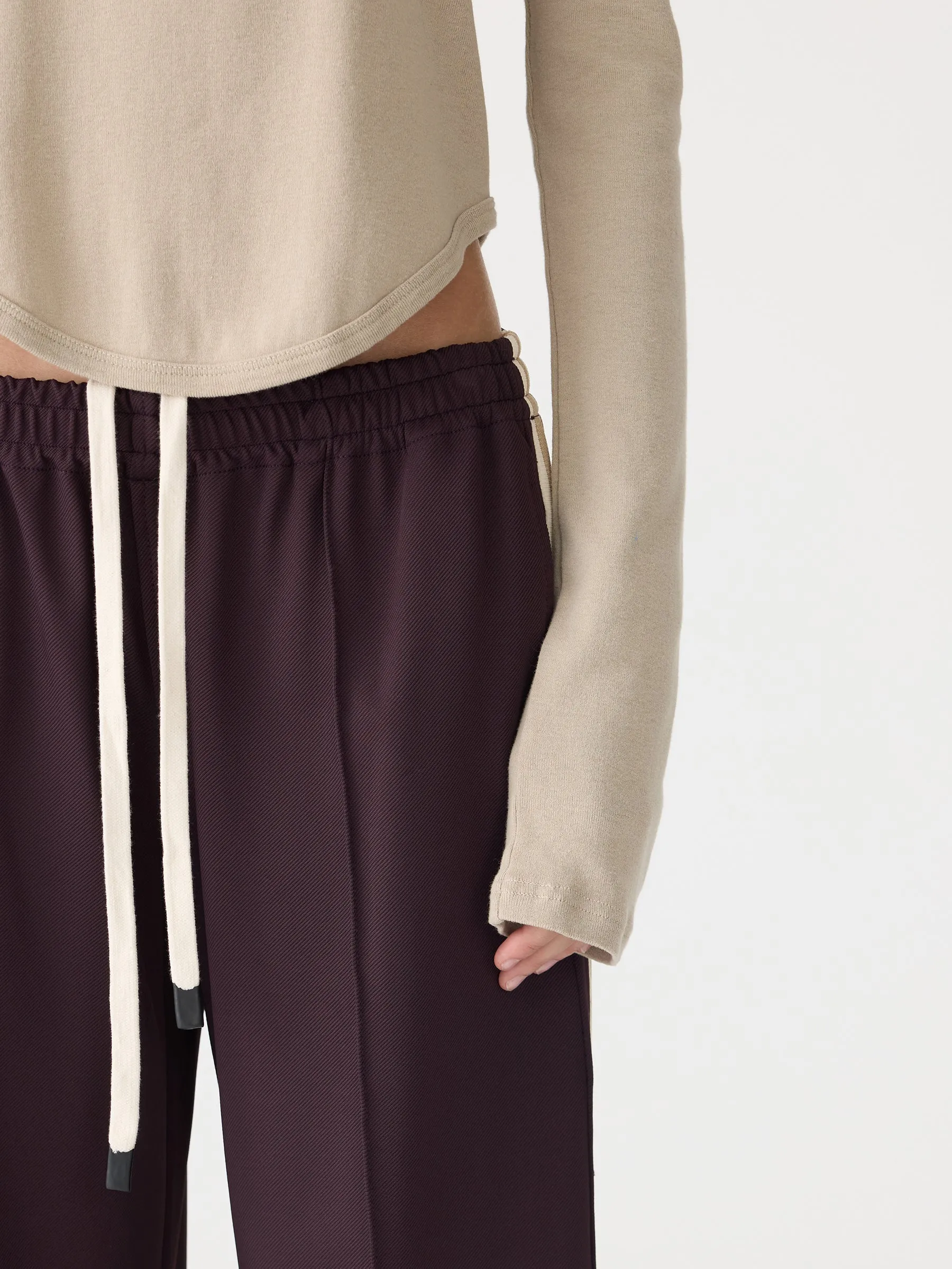 Scoop Hem Placket T-Shirt sold by Bassike product image thumbnail 3