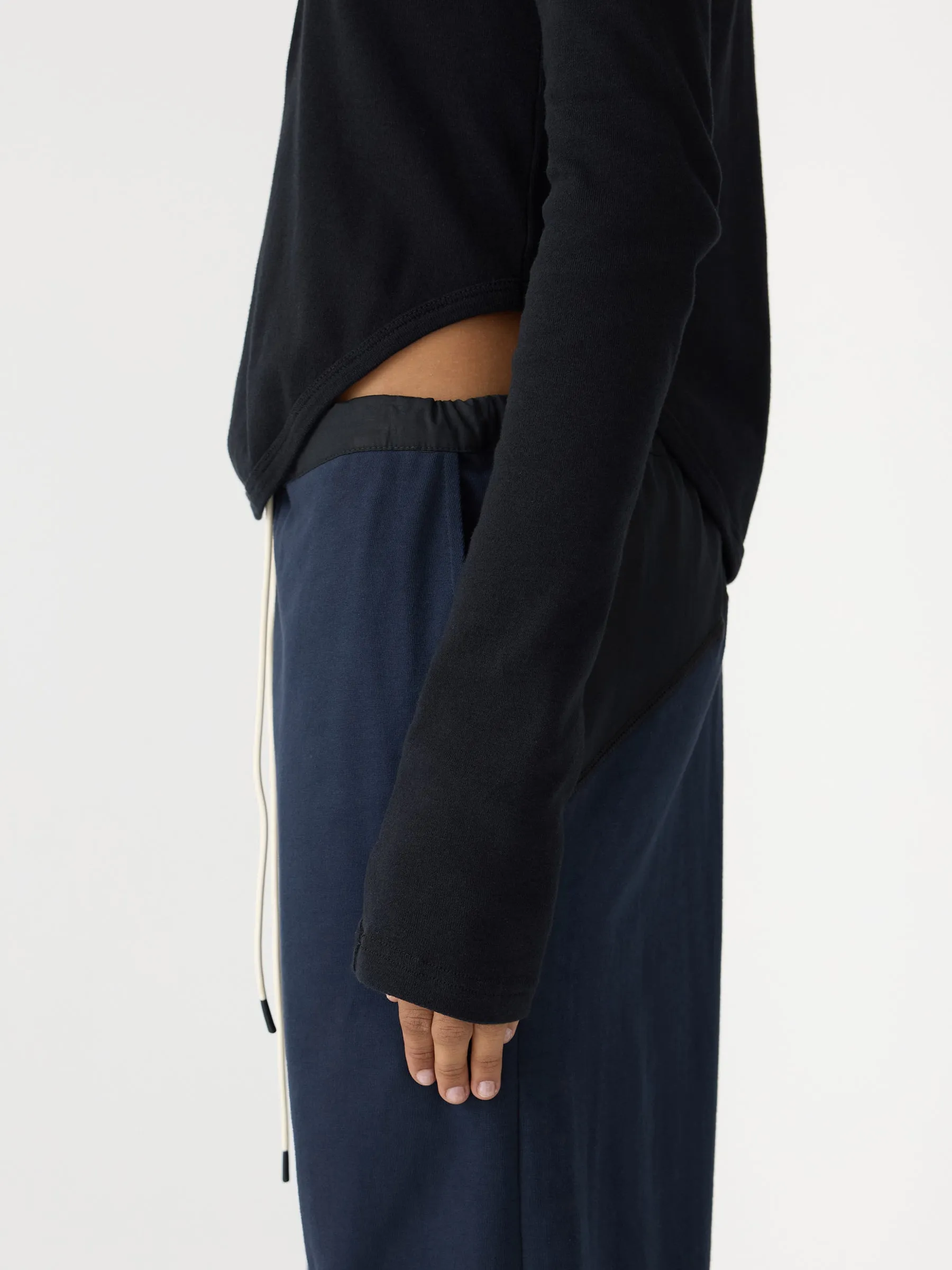 Scoop Hem Placket T-Shirt sold by Bassike product image thumbnail 3