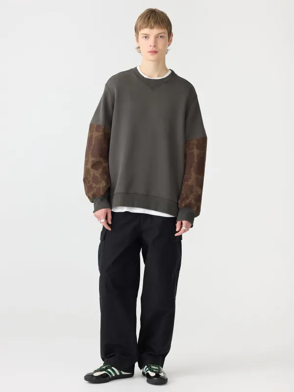 Universal Camo Sleeve Sweat sold by Bassike