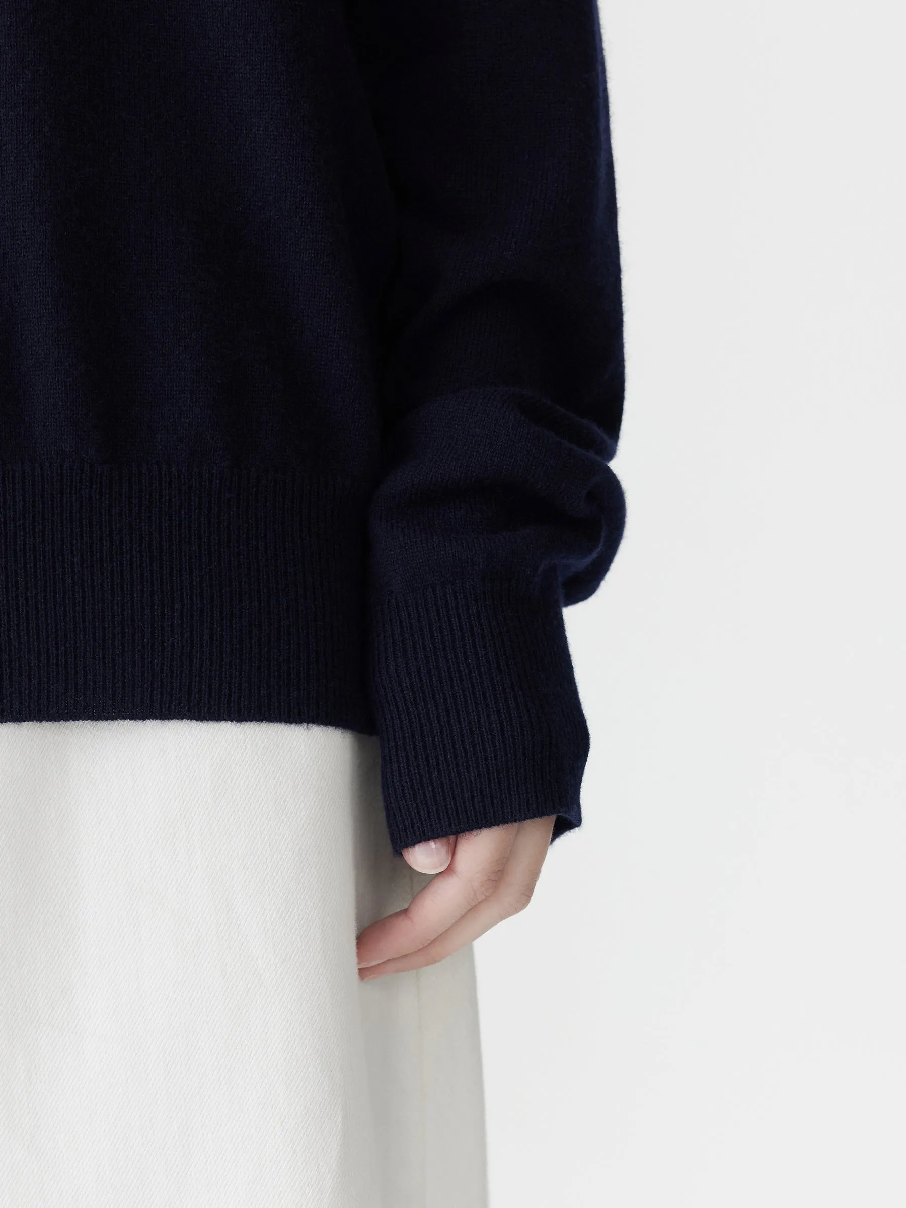 Oversized Crew Neck Knit sold by Bassike product image thumbnail 3