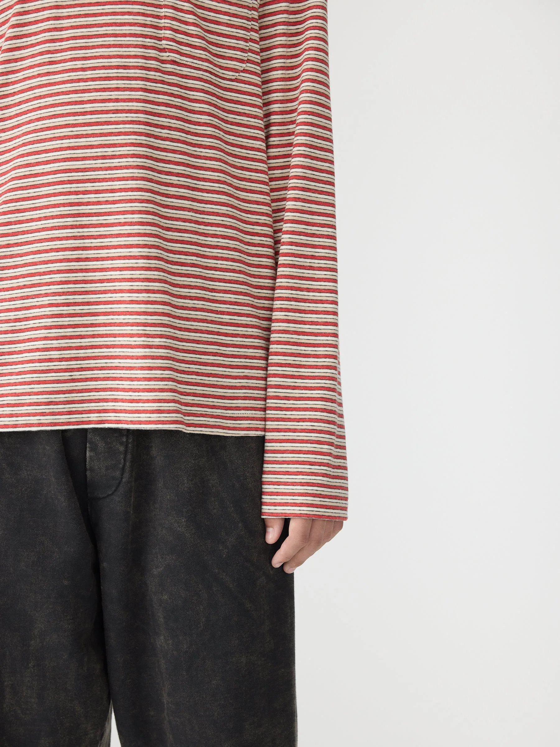 Recycled Cotton Long Sleeve T-Shirt sold by Bassike product image thumbnail 4