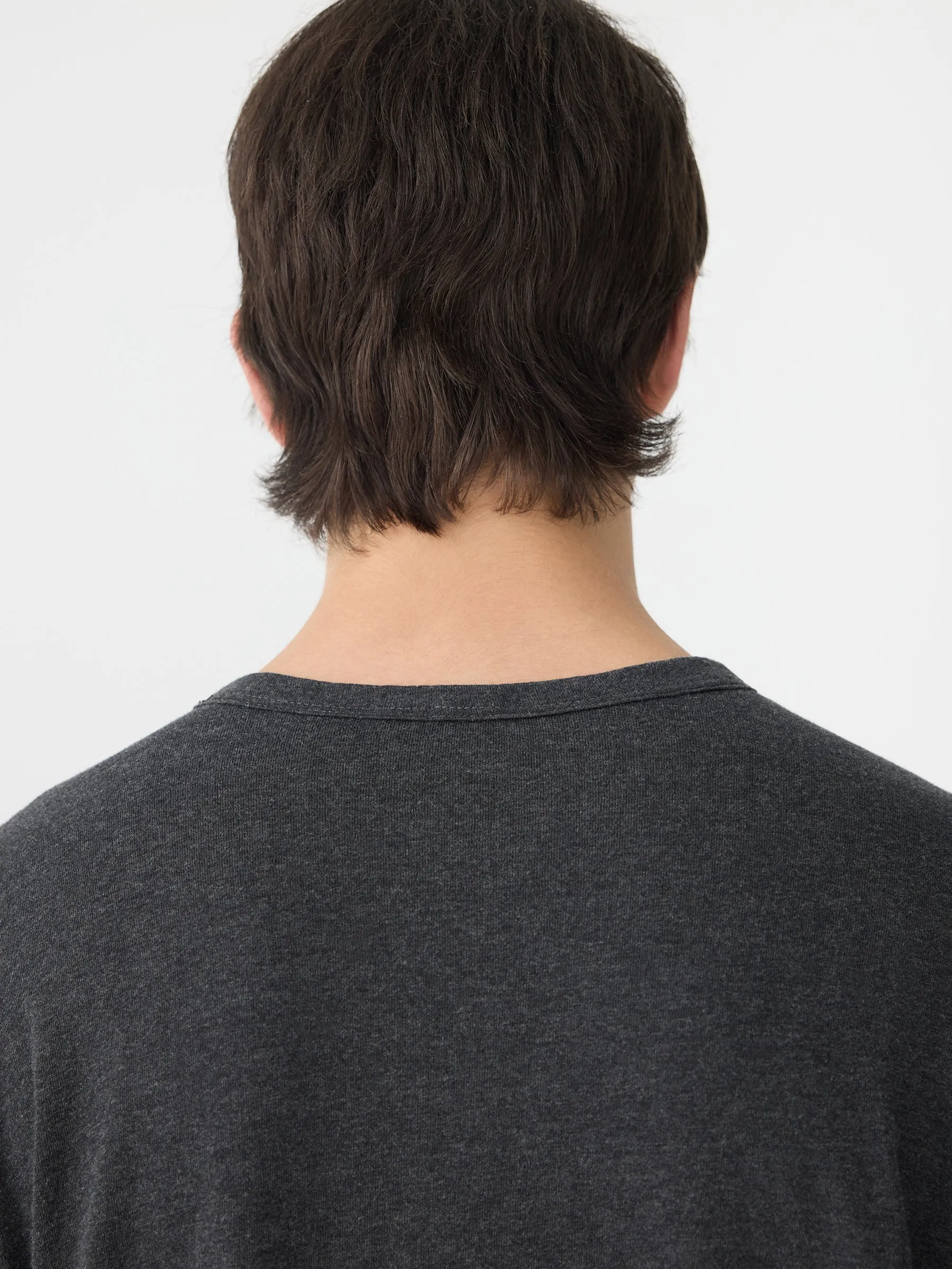 Midweight Heritage Long Sleeve T-Shirt sold by Bassike product image thumbnail 4