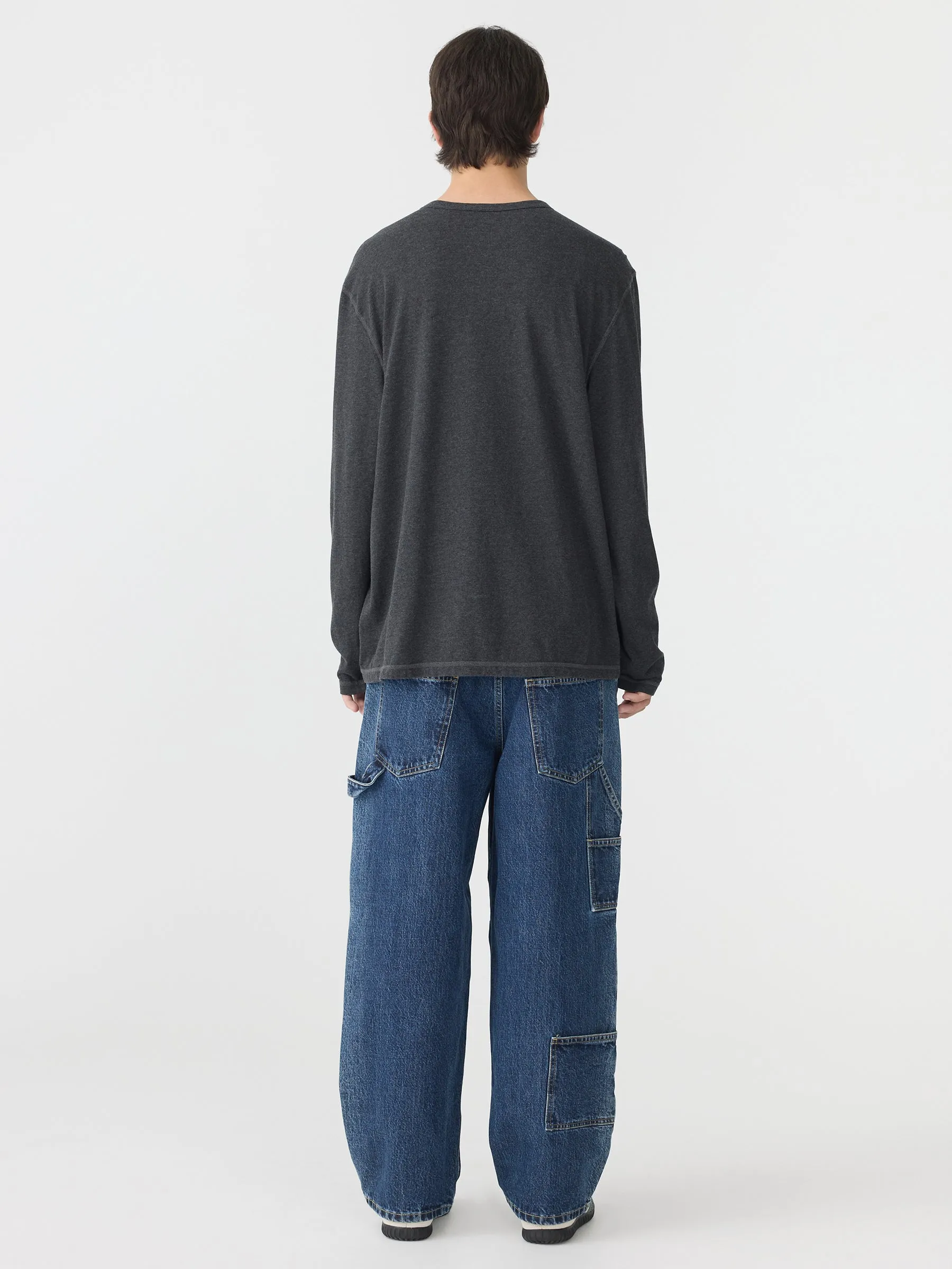 Midweight Heritage Long Sleeve T-Shirt sold by Bassike product image thumbnail 5