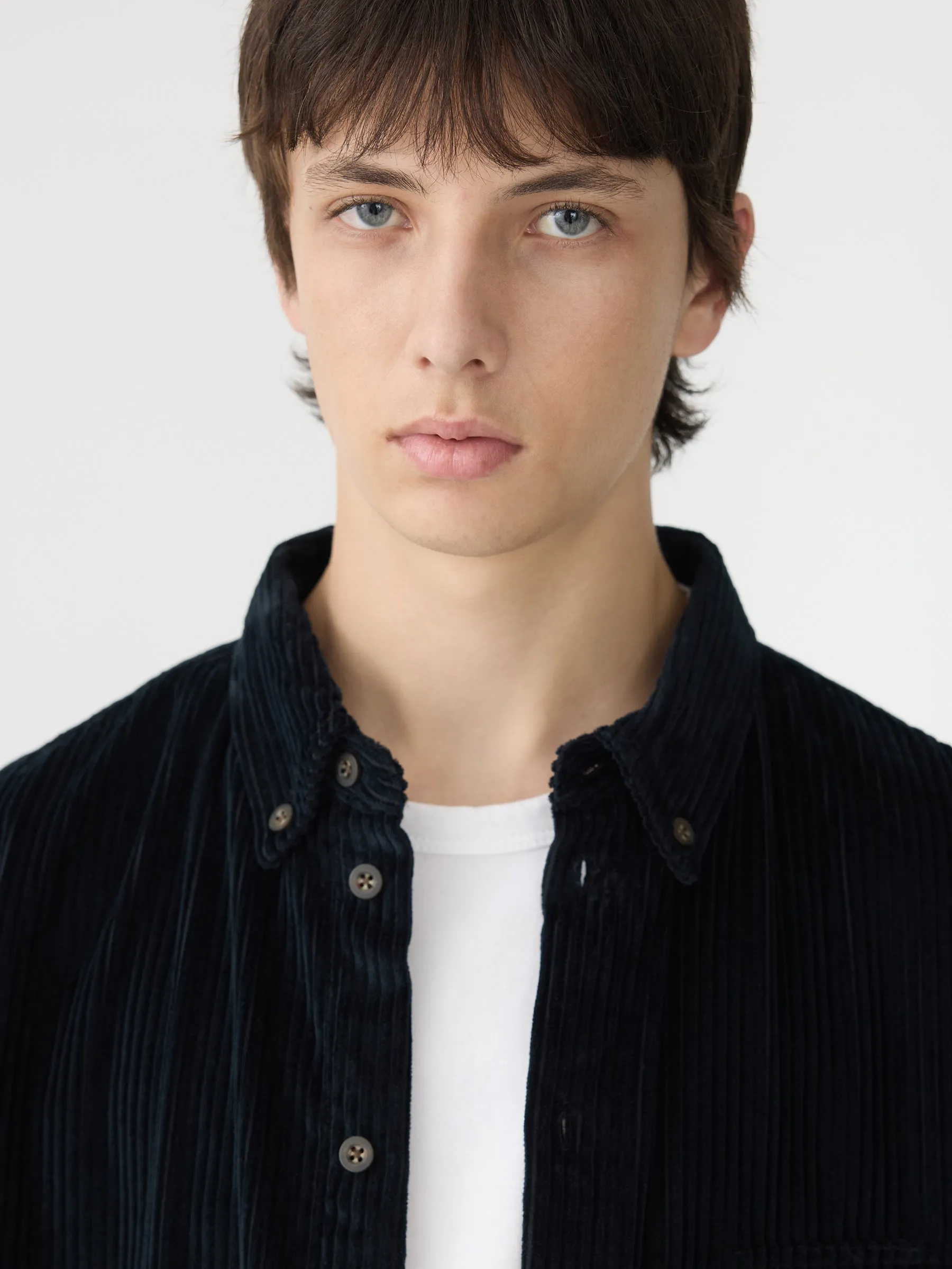 Boxy Cord Overshirt sold by Bassike product image thumbnail 3