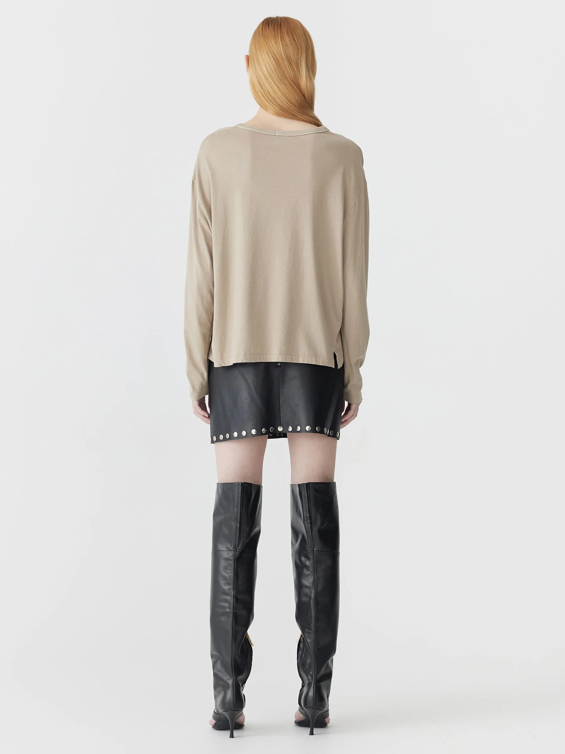 Boyfriend Heritage Long Sleeve T-Shirt sold by Bassike product image thumbnail 5