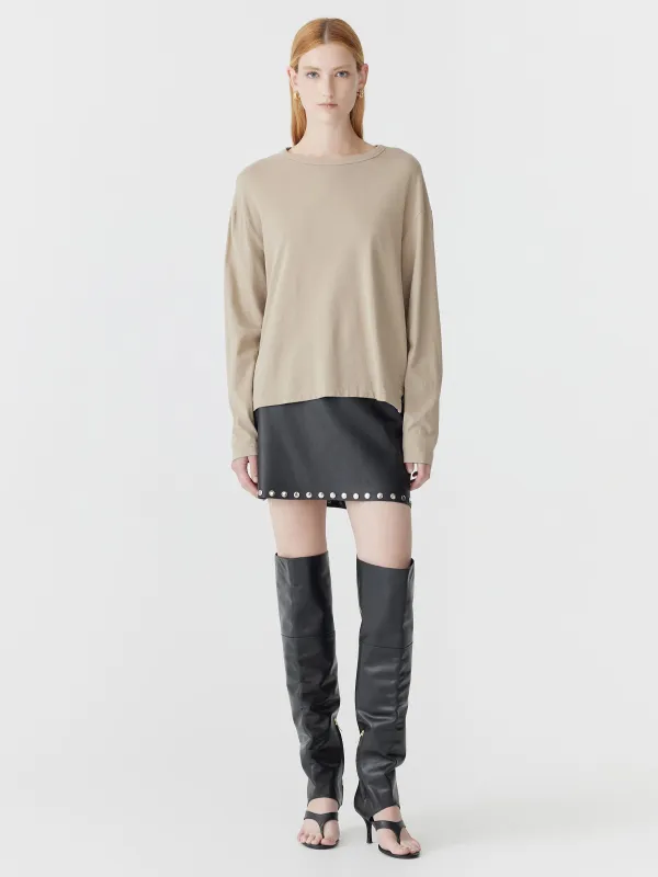 Boyfriend Heritage Long Sleeve T-Shirt sold by Bassike