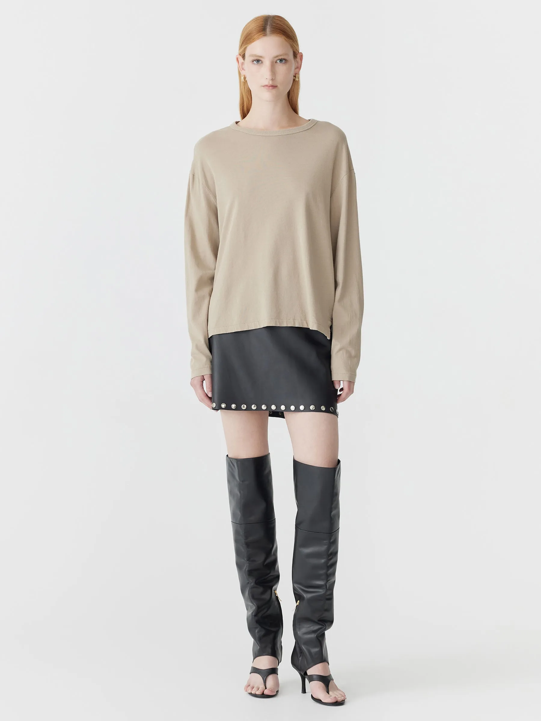 Boyfriend Heritage Long Sleeve T-Shirt sold by Bassike