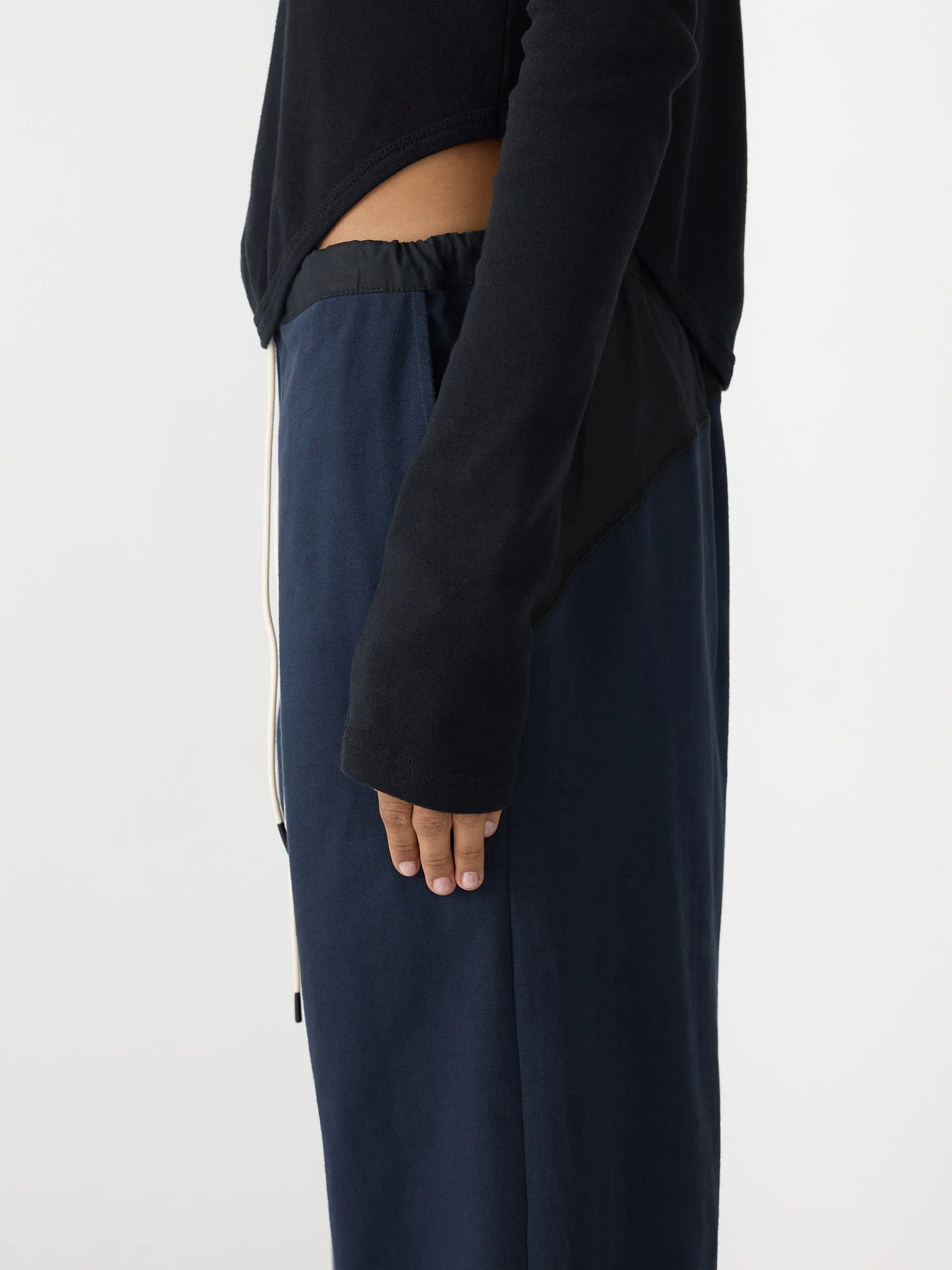 Slouch Poplin Jersey Pant sold by Bassike product image thumbnail 5
