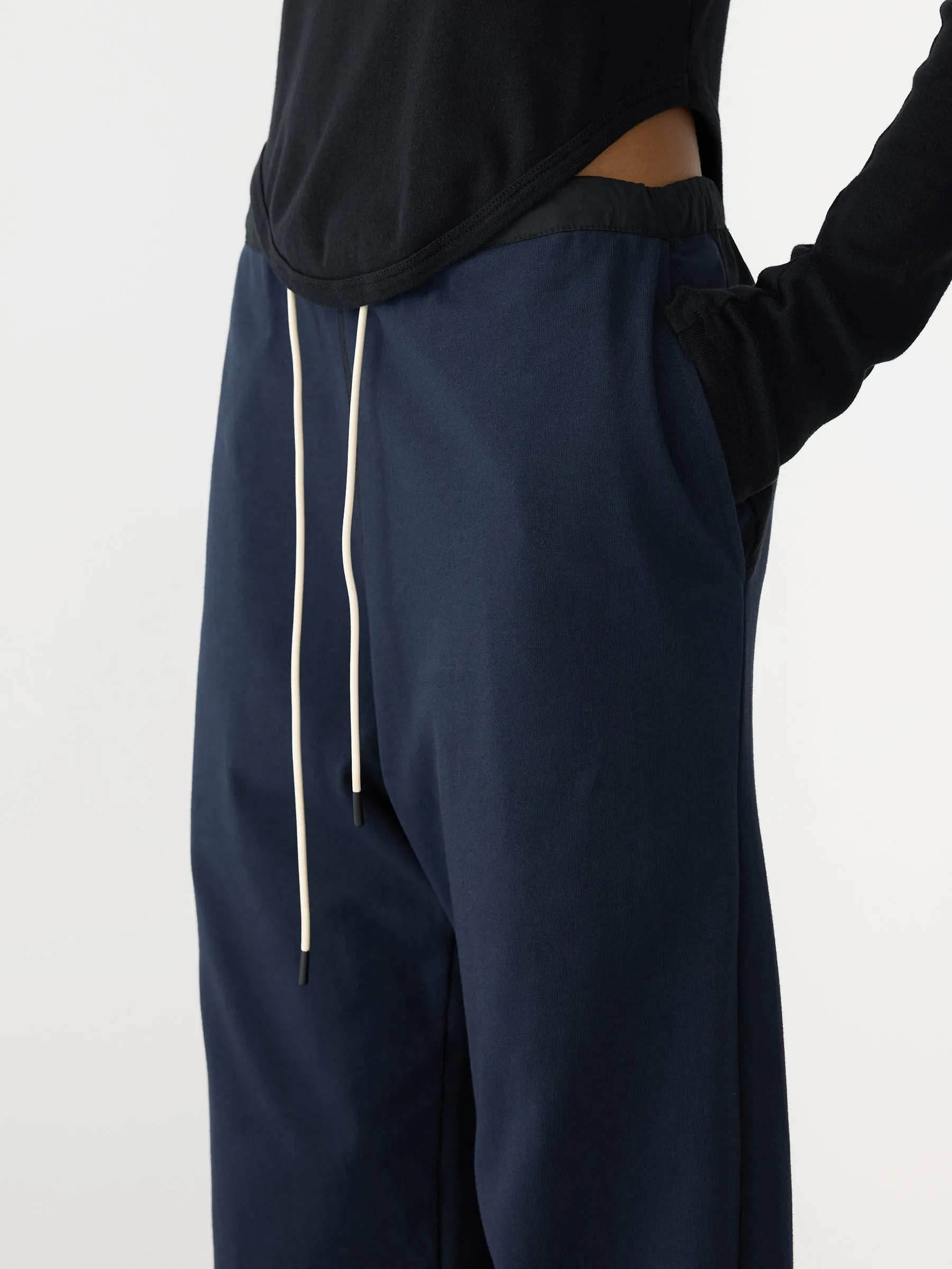 Slouch Poplin Jersey Pant sold by Bassike product image thumbnail 3