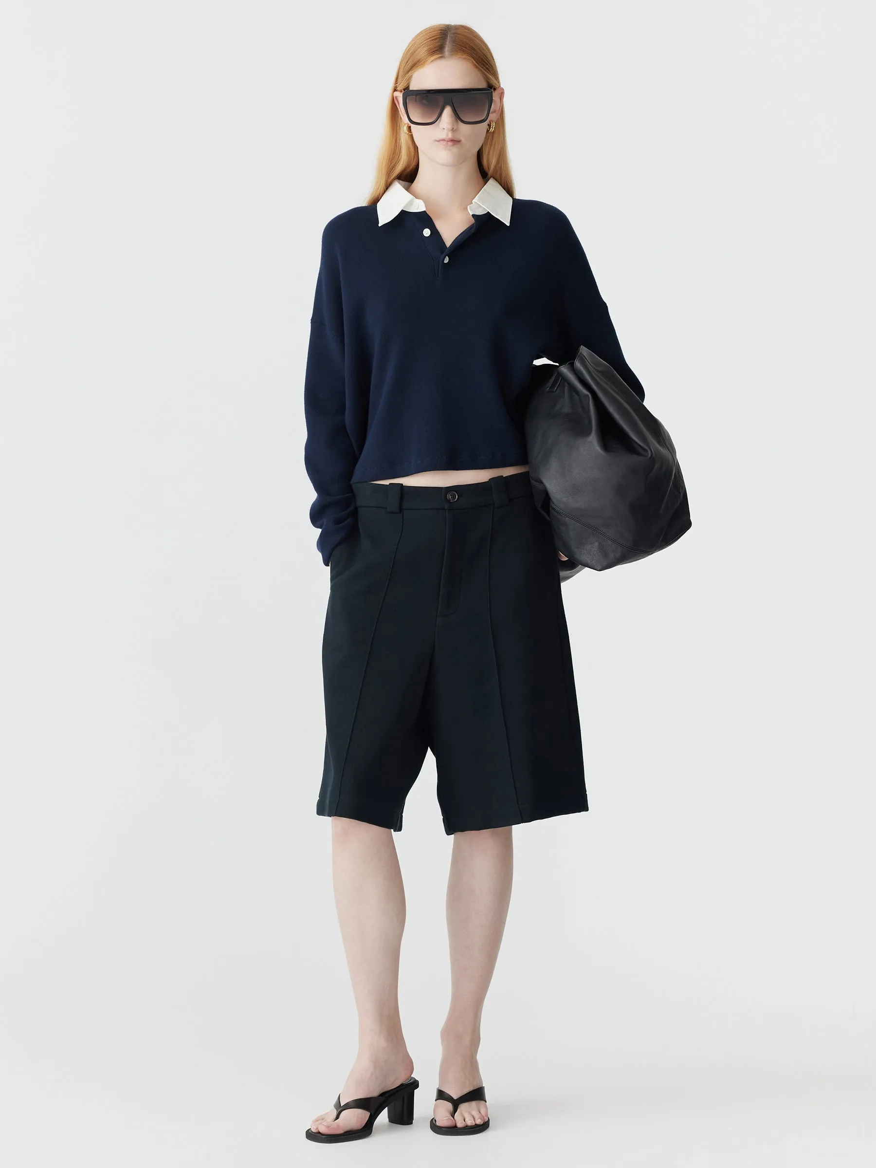 Cotton Polo Knitted Sweat sold by Bassike