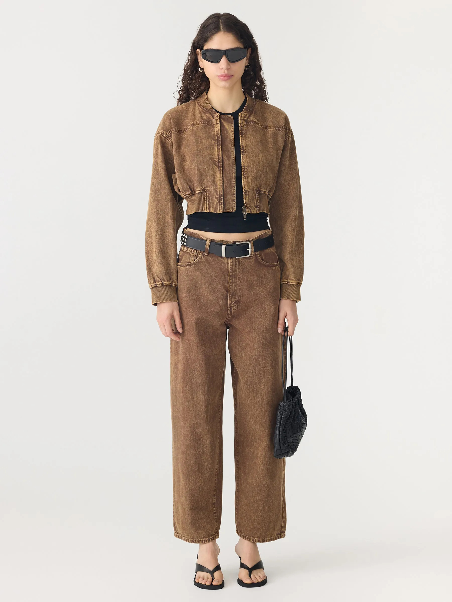 Motley Bomber Denim Jacket sold by Bassike