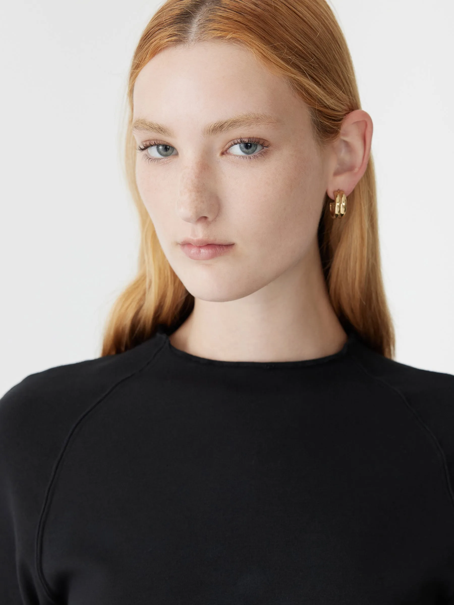 Slim Rib Raglan Long Sleeve T-Shirt sold by Bassike product image thumbnail 3