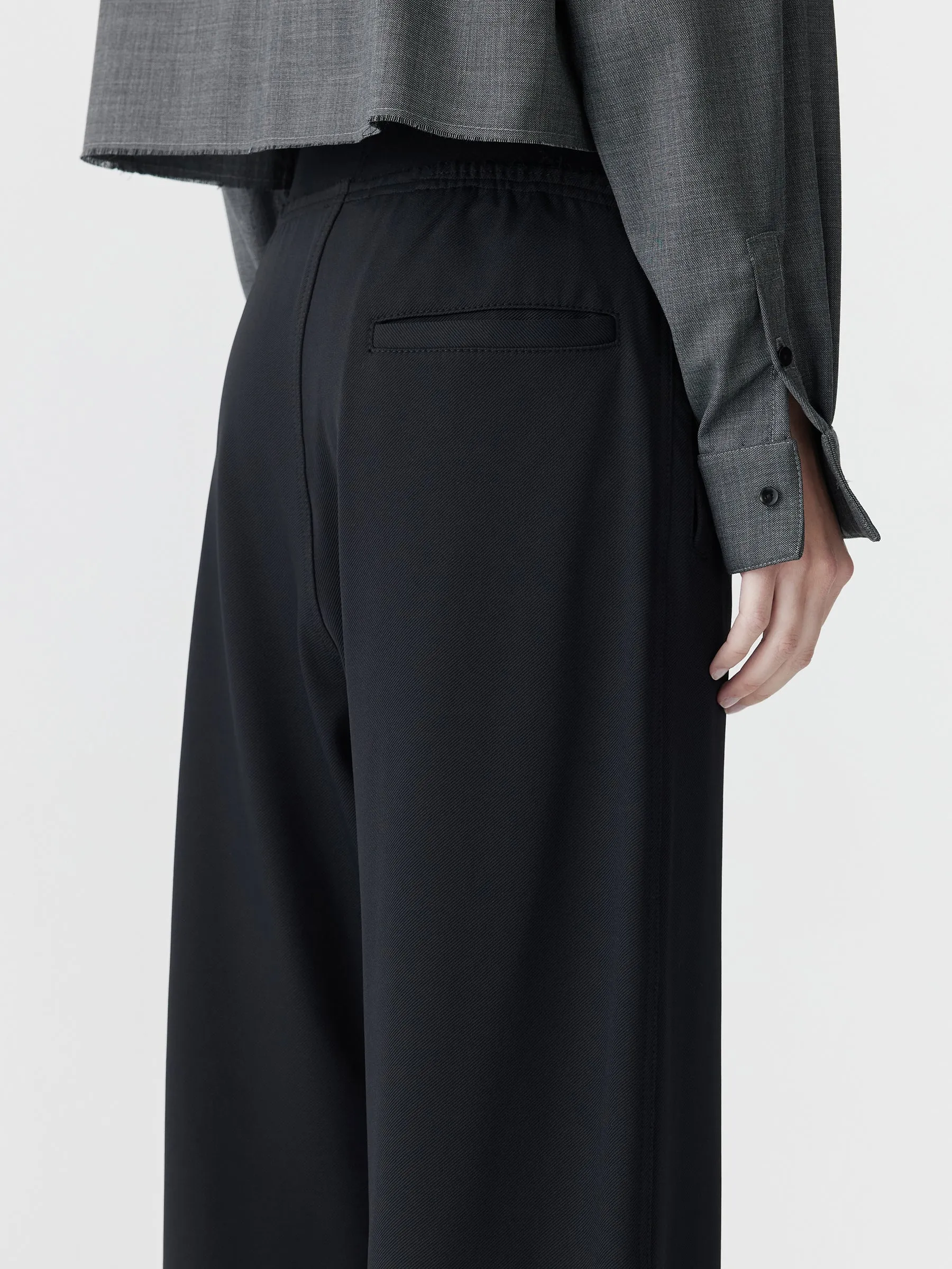 Elastic Detail Twill Pant sold by Bassike product image thumbnail 5