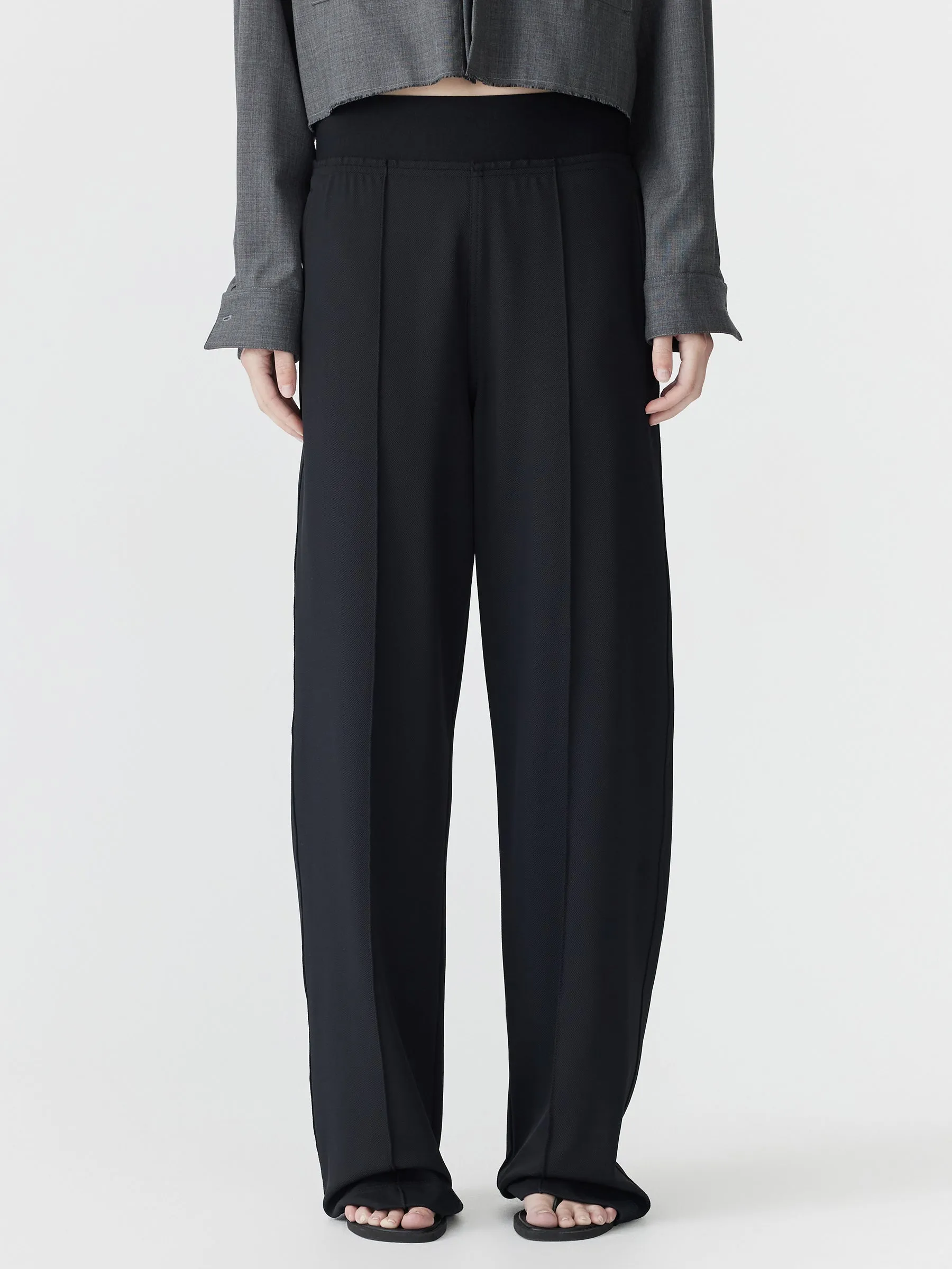 Elastic Detail Twill Pant sold by Bassike product image thumbnail 2