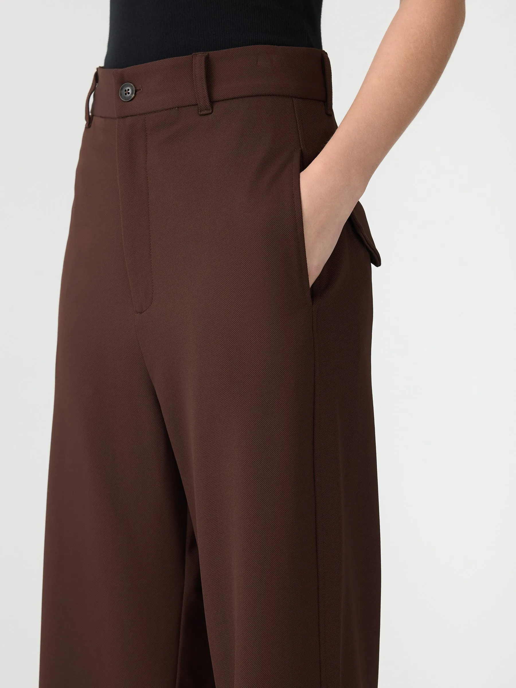 Stretch Twill Tailored Pant sold by Bassike product image thumbnail 3
