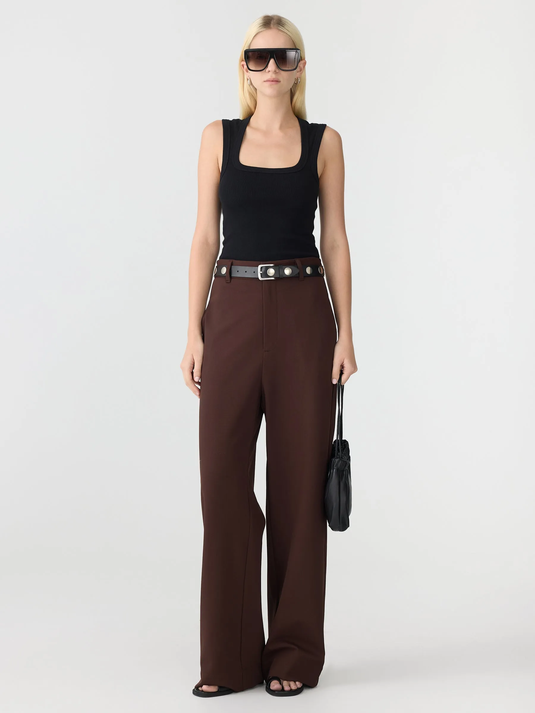 Stretch Twill Tailored Pant sold by Bassike