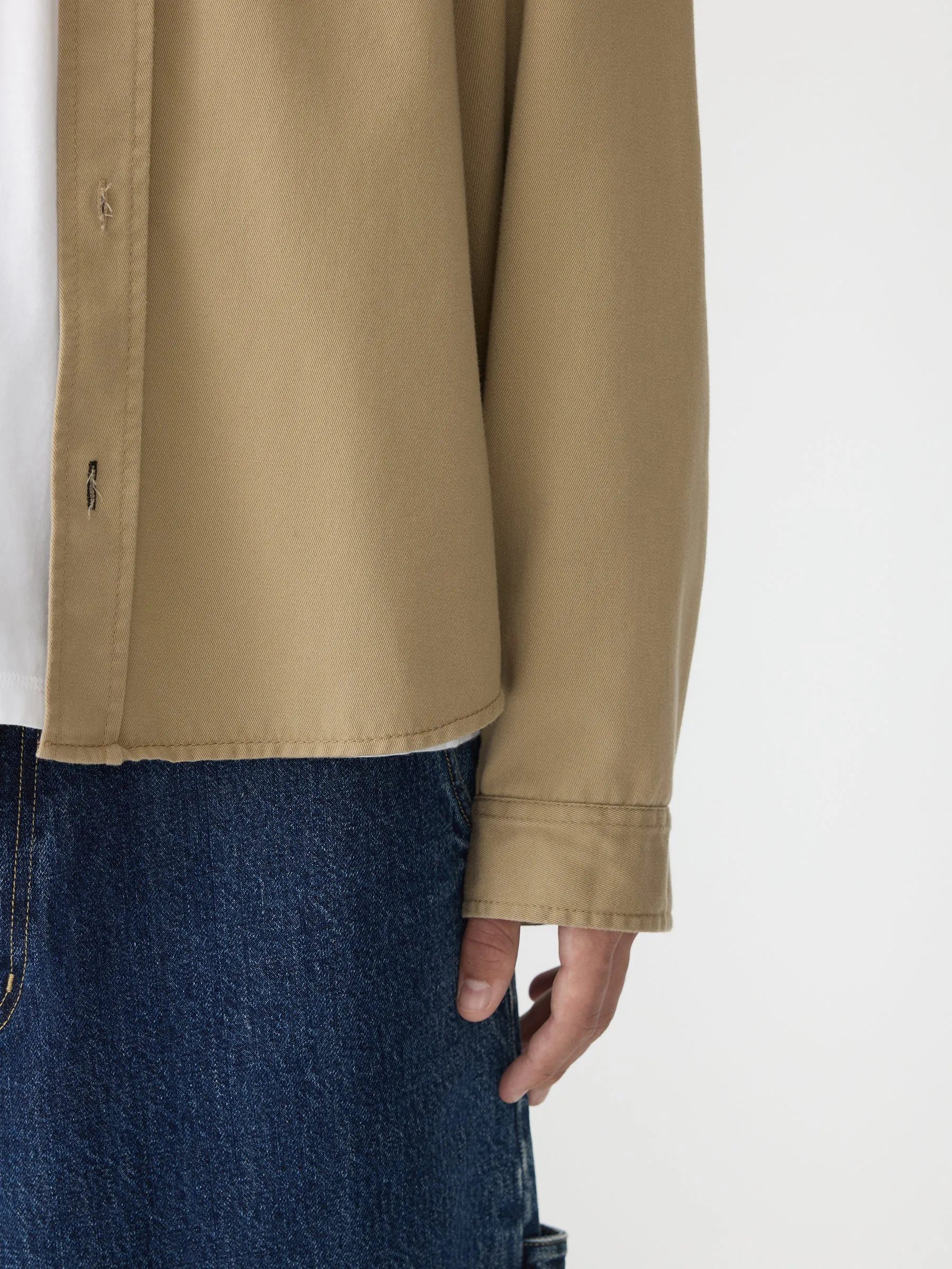 Cotton Twill Regular Shirt sold by Bassike product image thumbnail 4