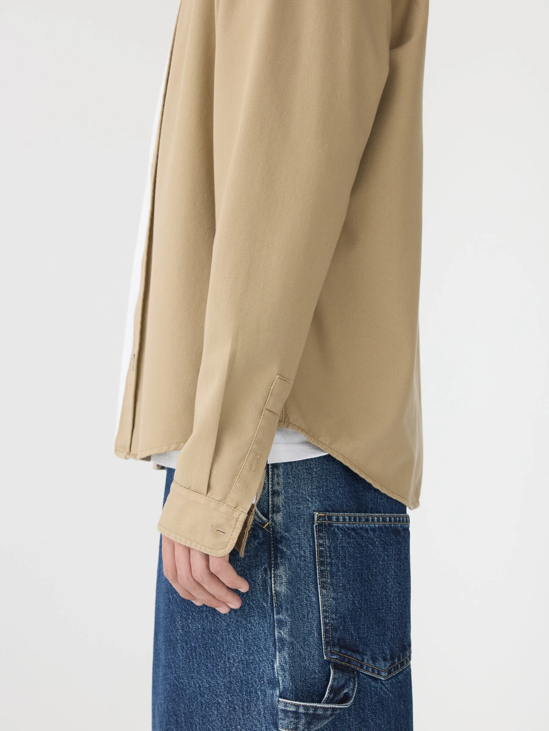 Cotton Twill Regular Shirt sold by Bassike product image thumbnail 5