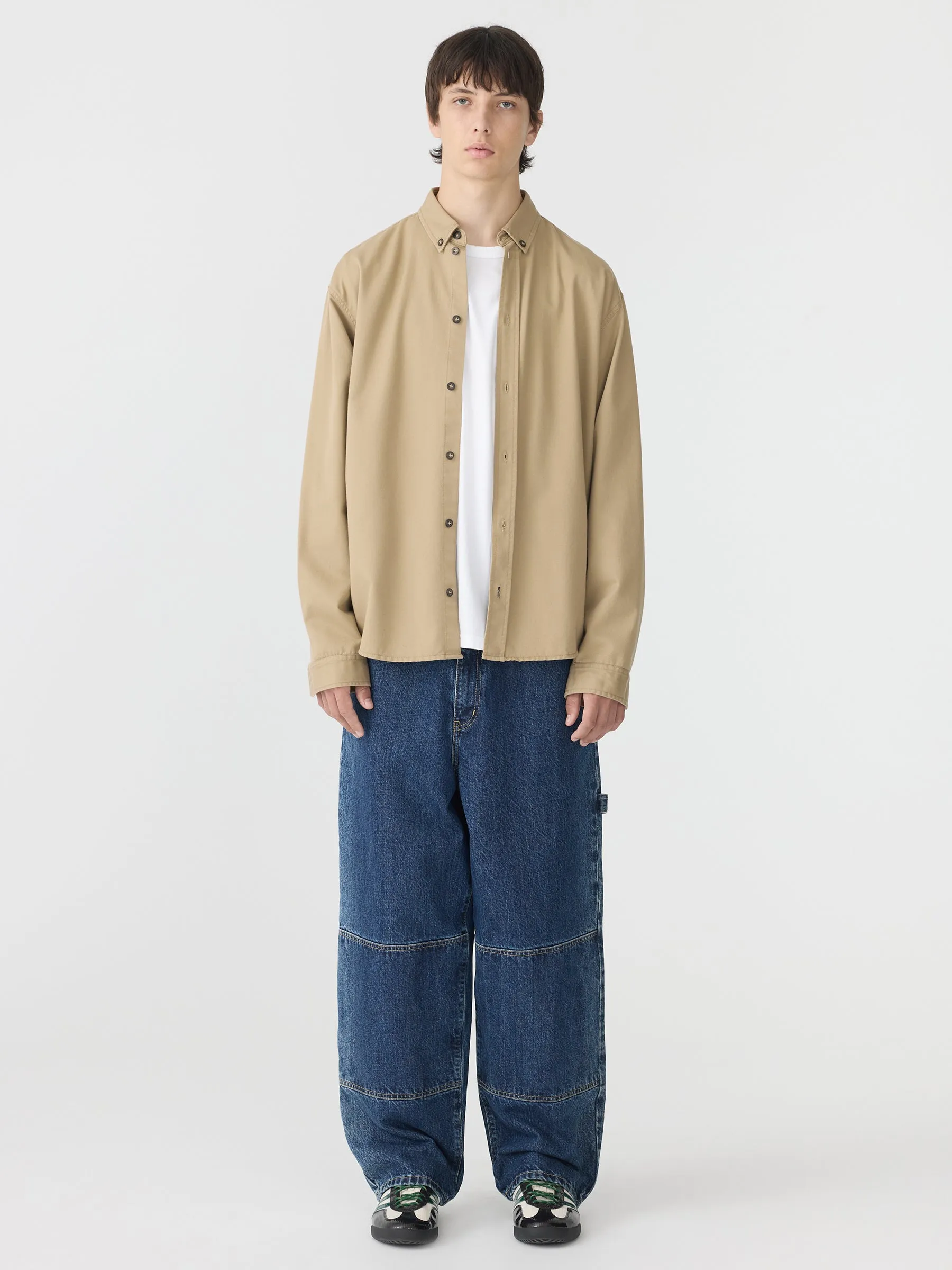 Cotton Twill Regular Shirt sold by Bassike