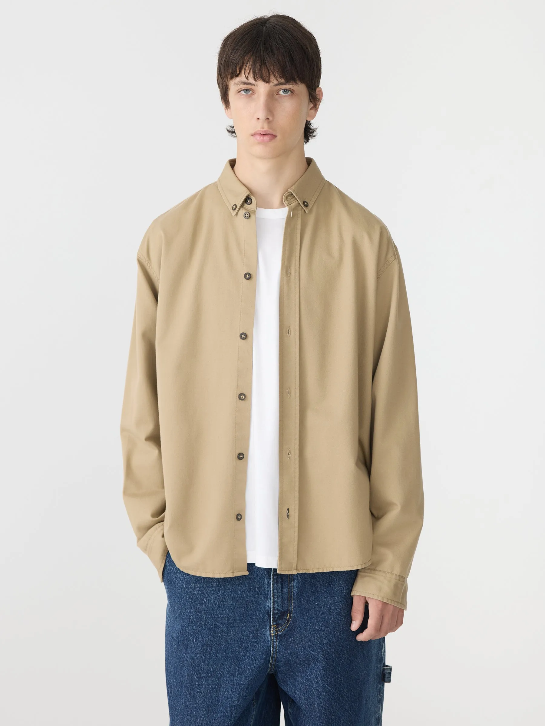 Cotton Twill Regular Shirt sold by Bassike product image thumbnail 2