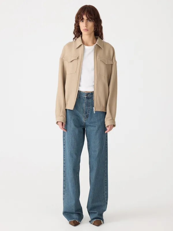 Raised Twill Western Jacket sold by Bassike