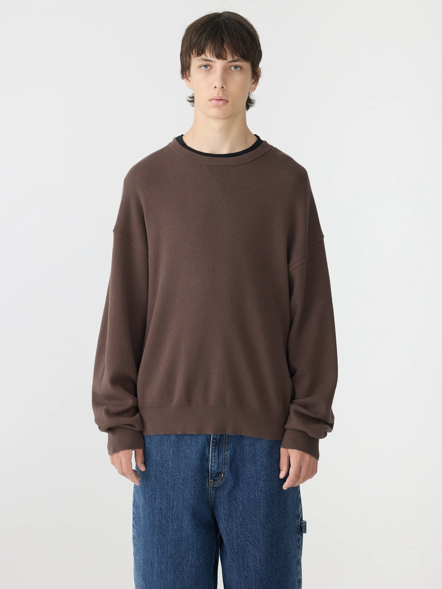 Cotton Crew Neck Knit sold by Bassike product image thumbnail 2