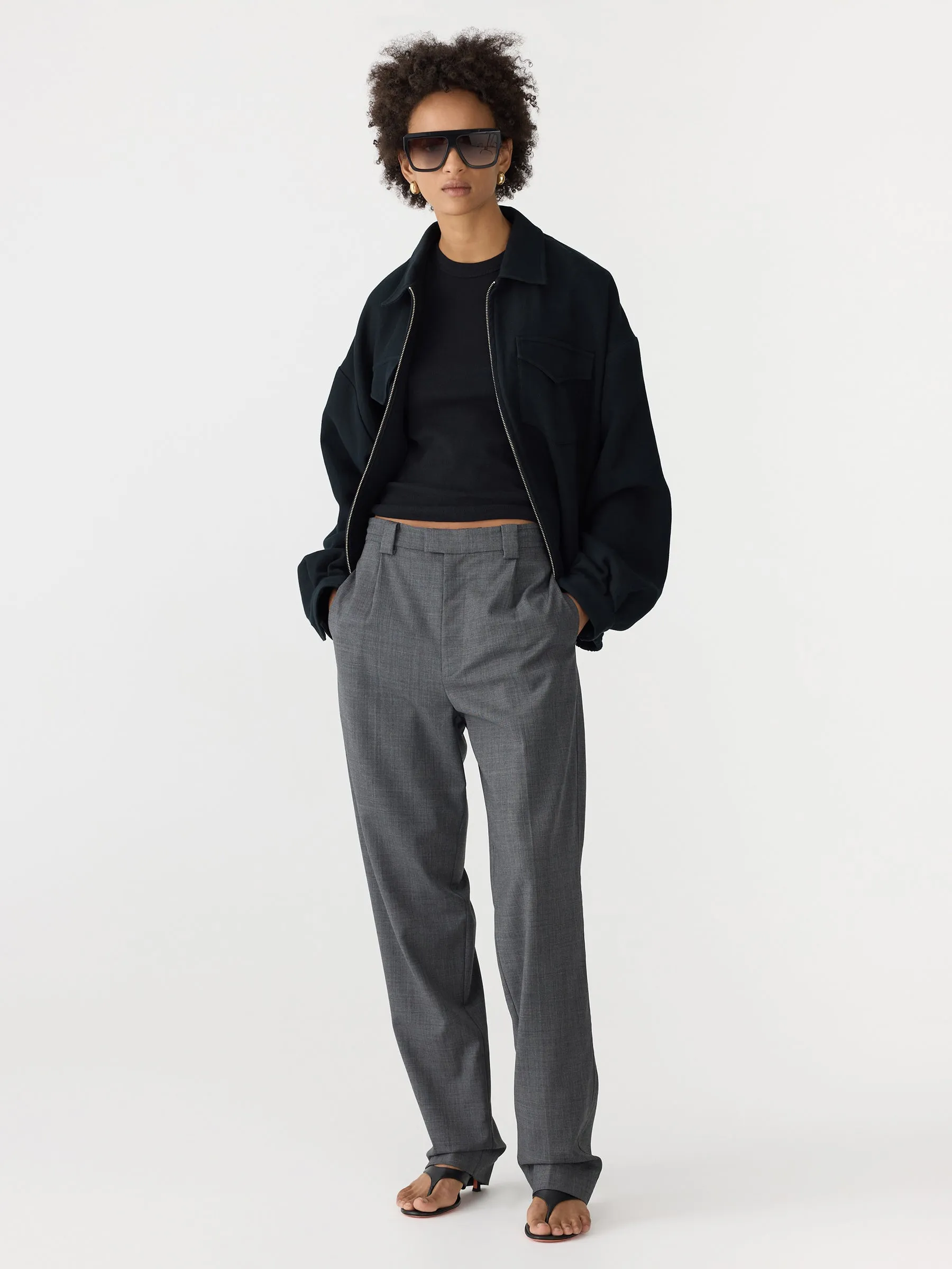 Wool Tailored Drawstring Pant sold by Bassike
