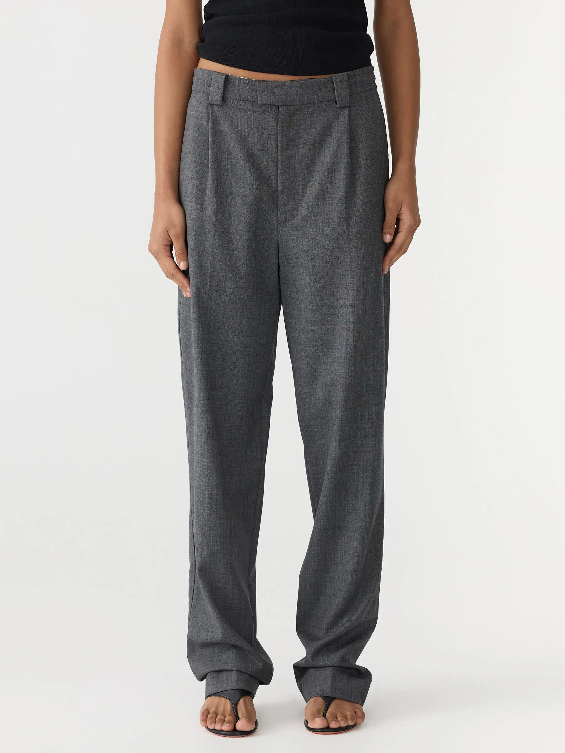 Wool Tailored Drawstring Pant sold by Bassike product image thumbnail 2