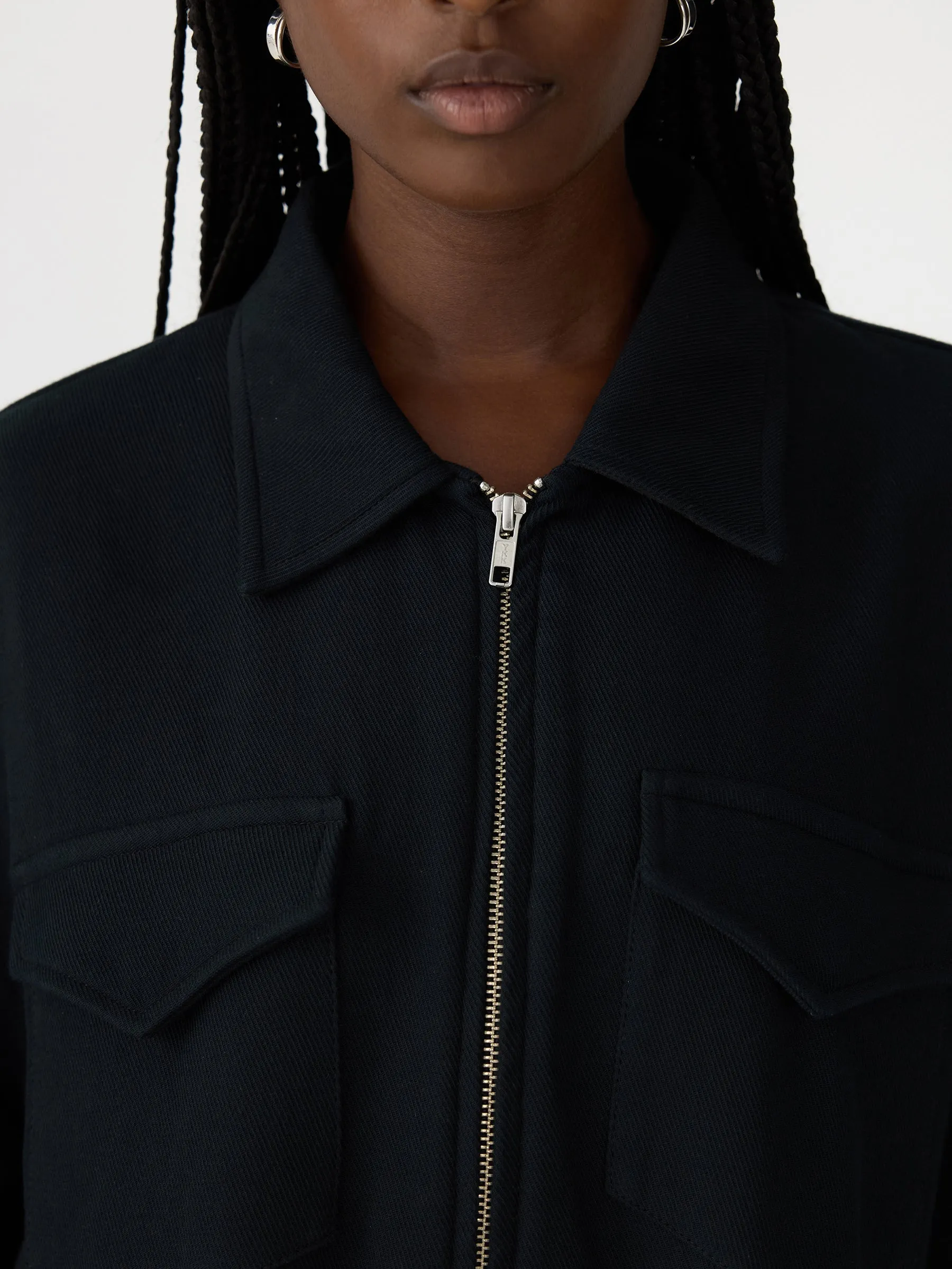 Raised Twill Western Jacket sold by Bassike product image thumbnail 3