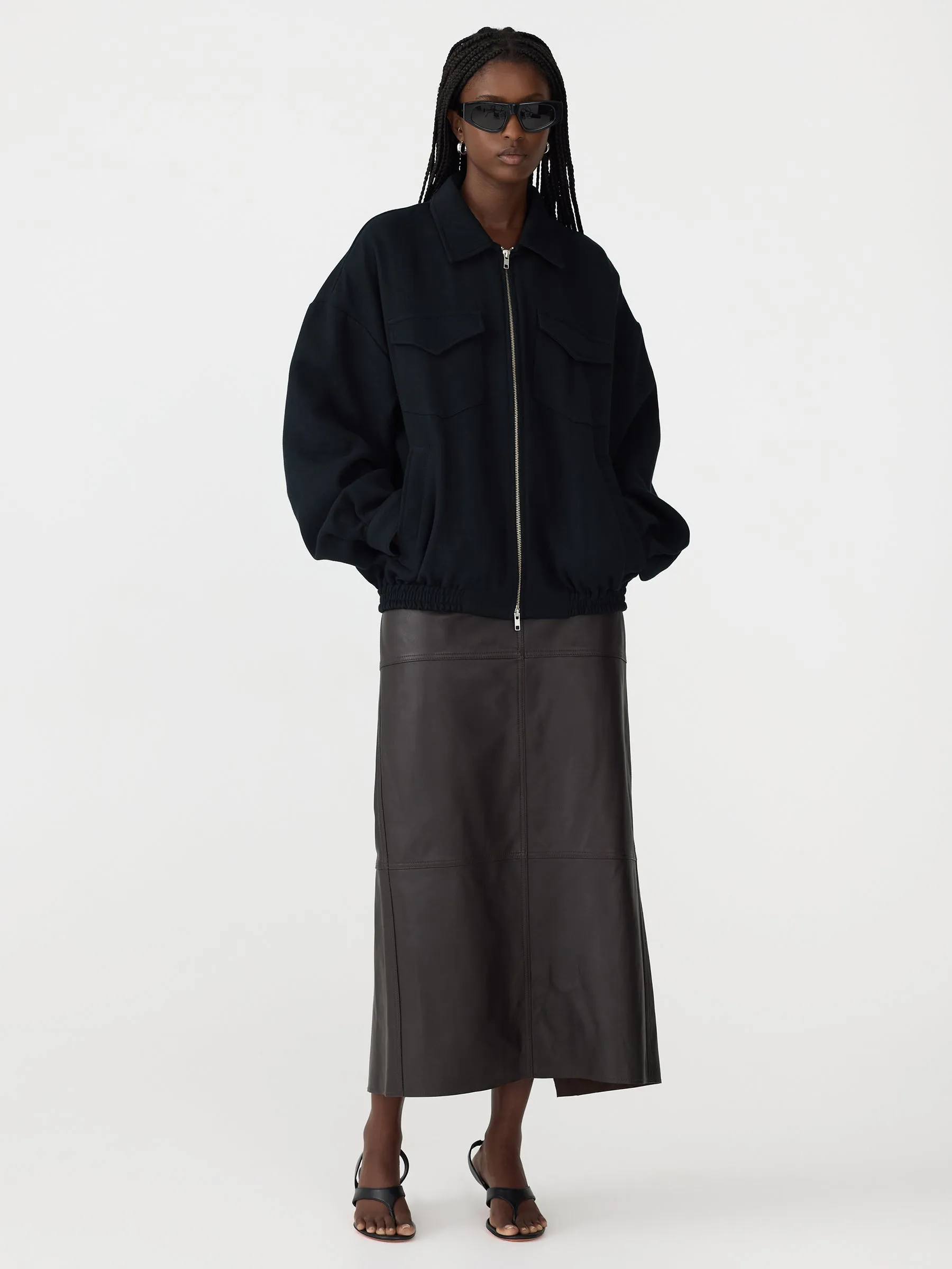 Raised Twill Western Jacket sold by Bassike