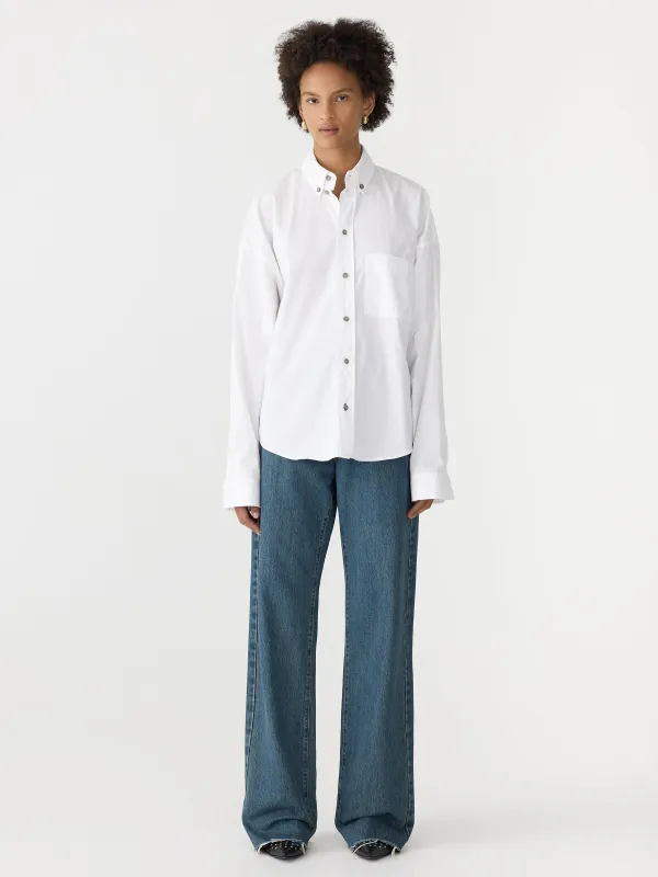 Slouch Poplin Shirt sold by Bassike