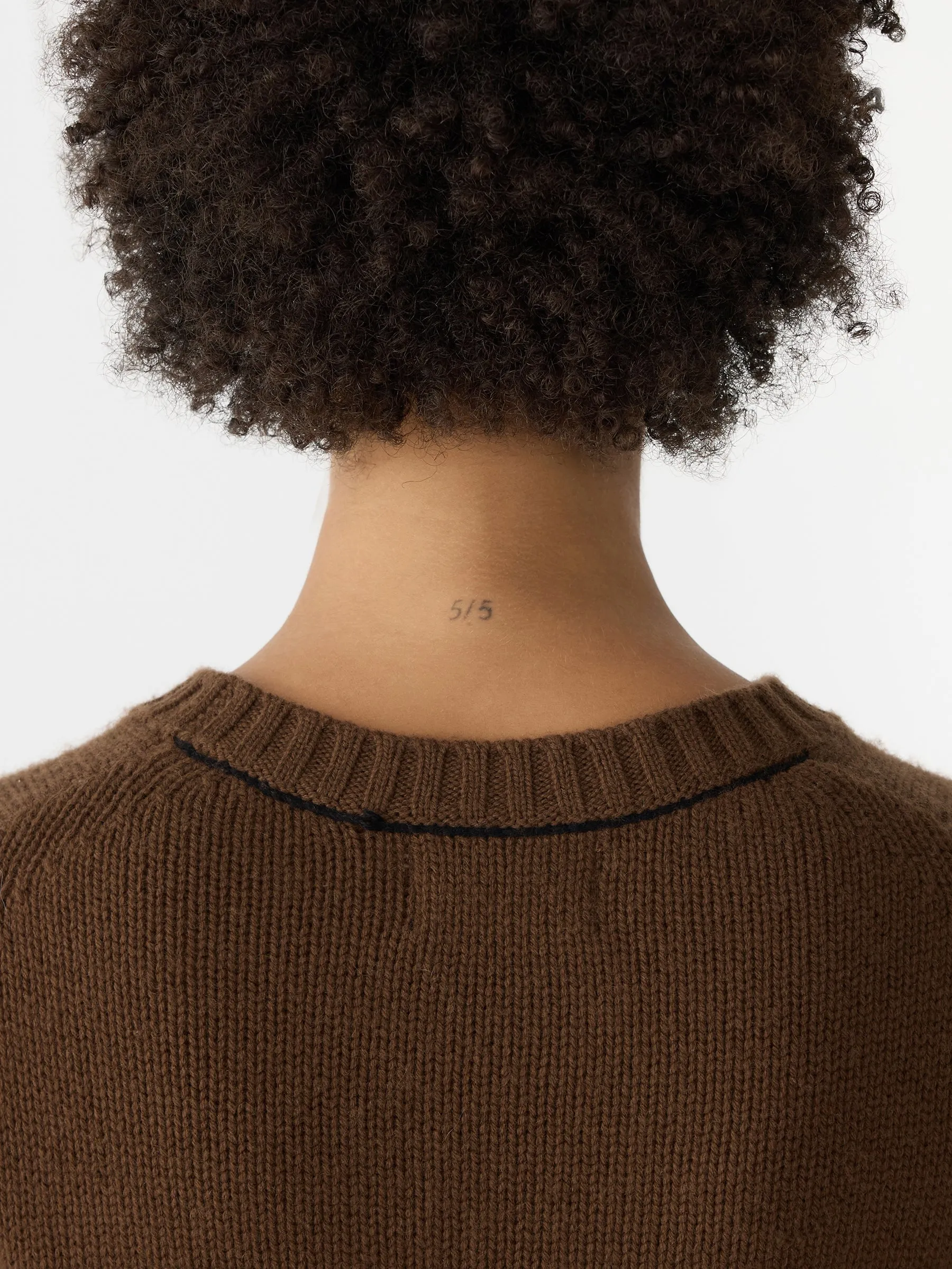 Slim Crew Neck Knit sold by Bassike product image thumbnail 4