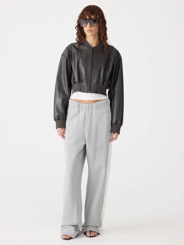 Fleece Stripe Detail Trackpant sold by Bassike