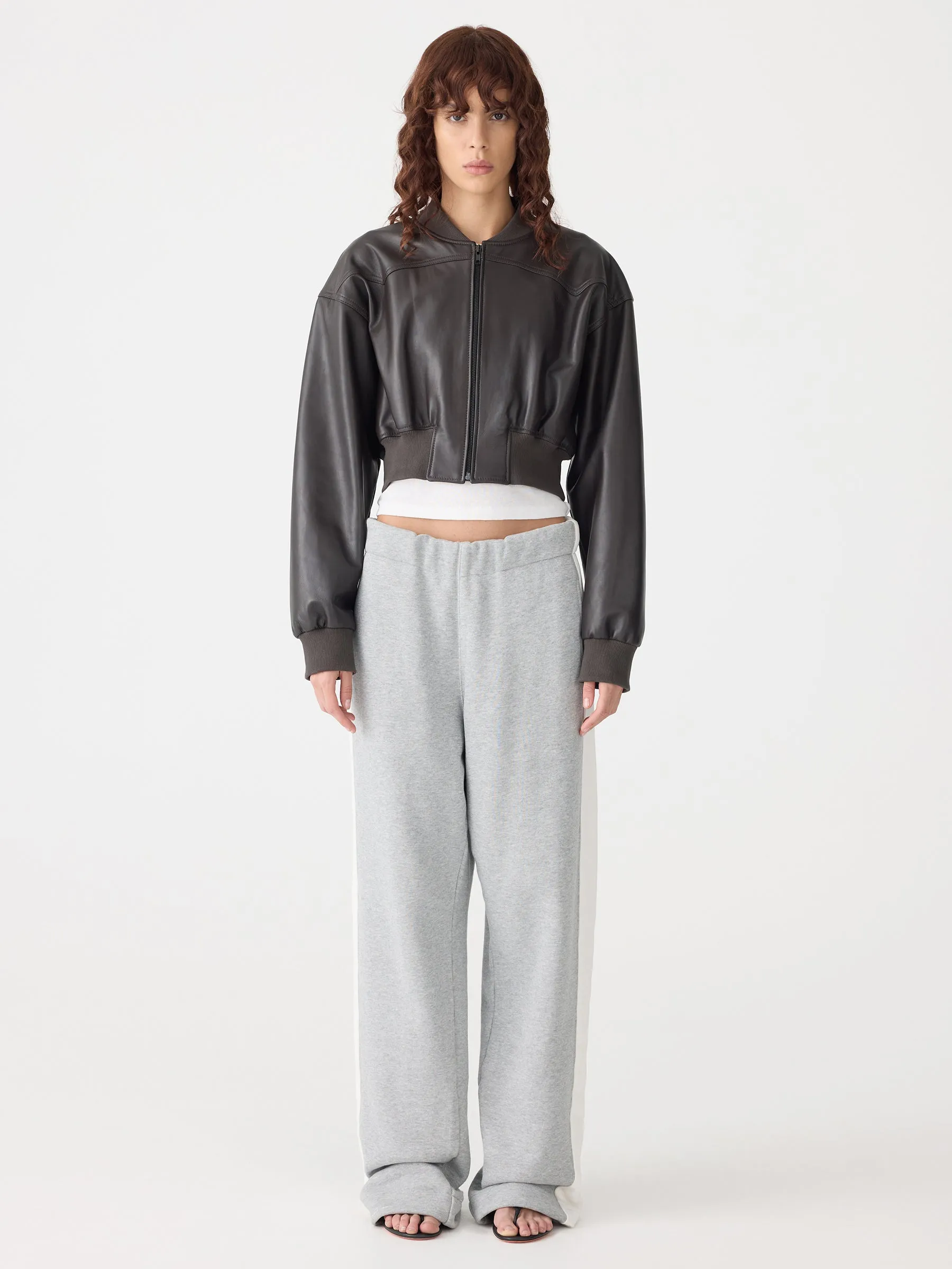 Fleece Stripe Detail Trackpant sold by Bassike product image thumbnail 5